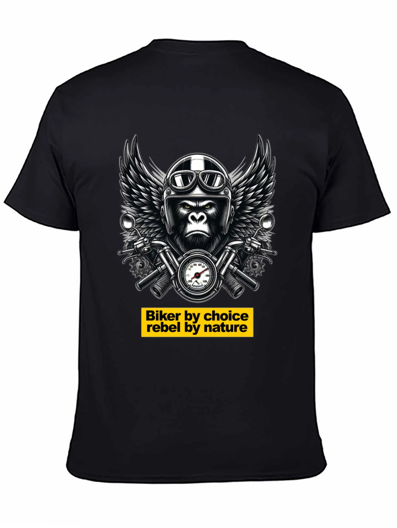 Biker Gorilla T-Shirt - Rebel Nature Tee