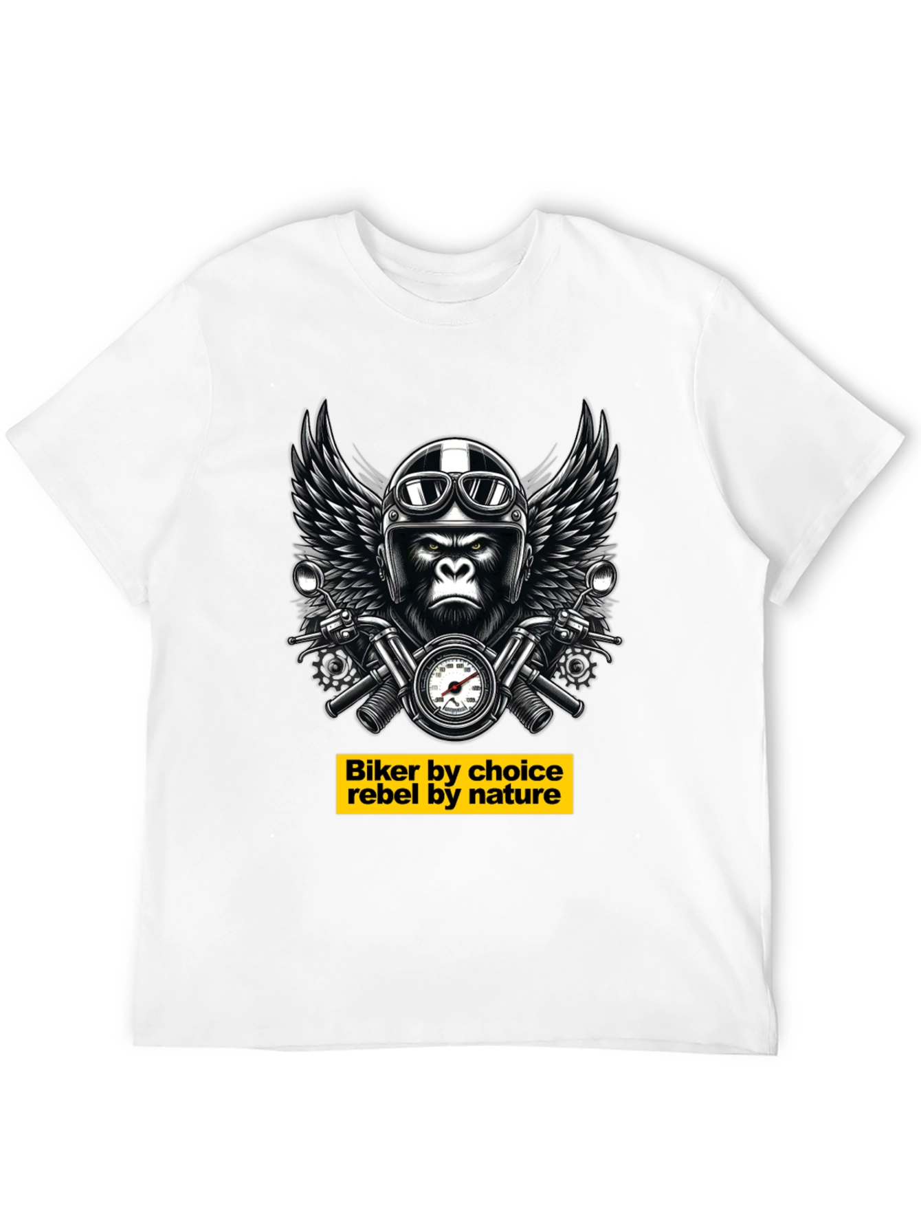Biker Gorilla T-Shirt - Rebel Nature Tee