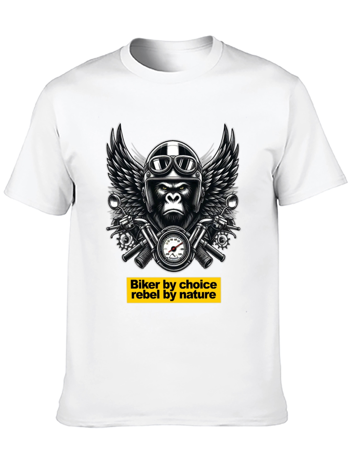 Biker Gorilla T-Shirt - Rebel Nature Tee