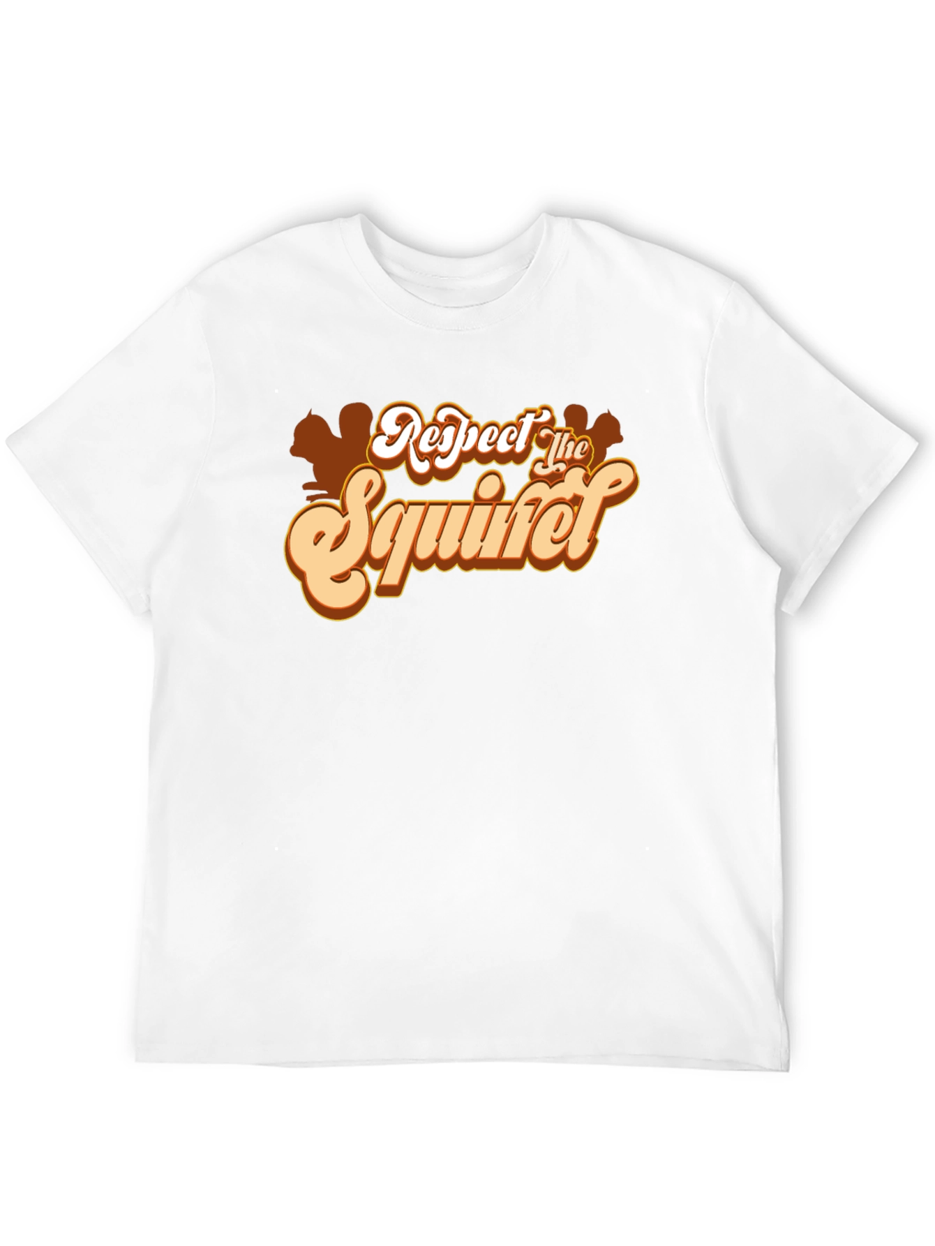 Respect The Squirrel T-Shirt Black