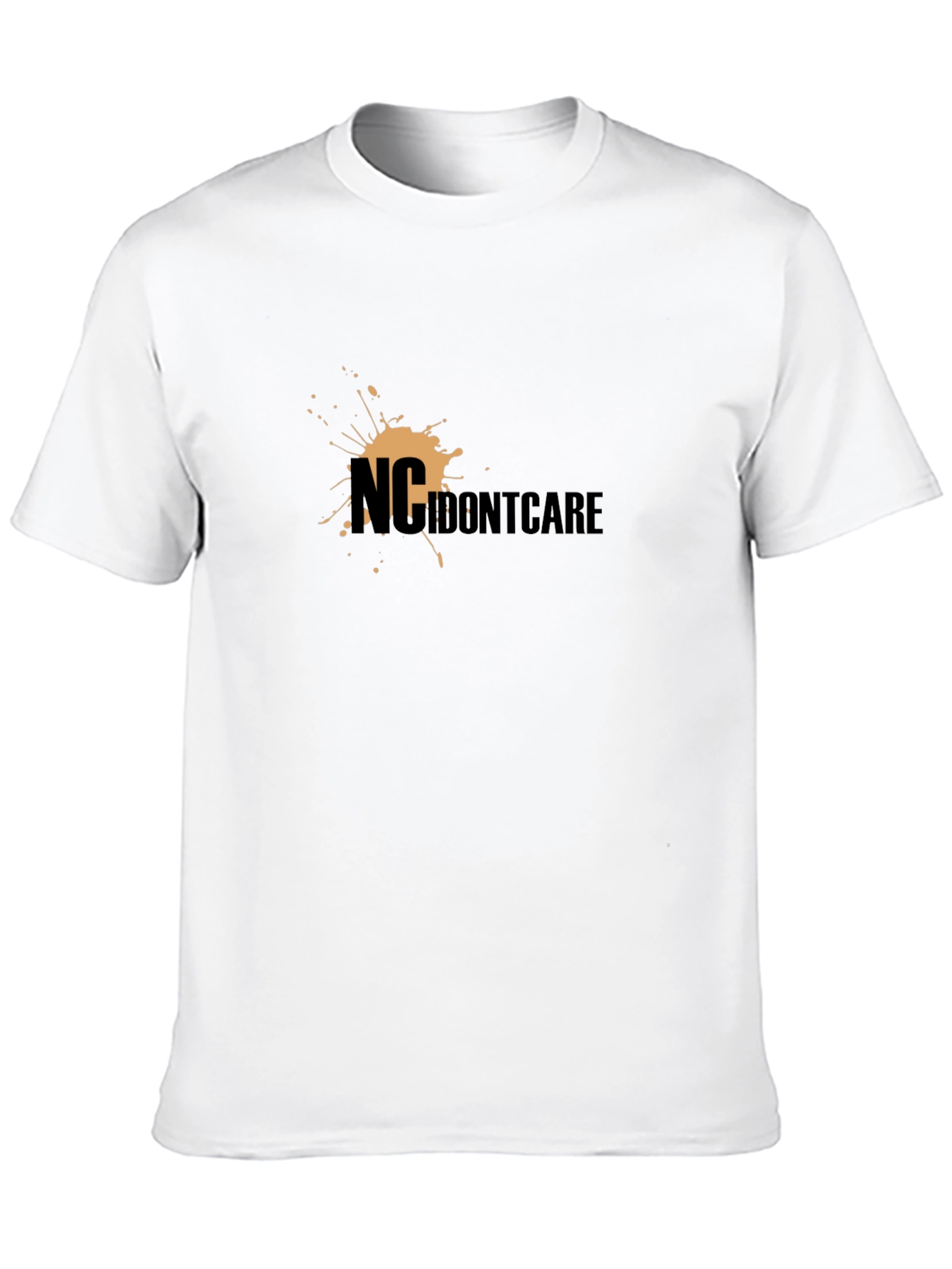 NC IDONTCARE Graphic T-Shirt - Bold Statement Tee