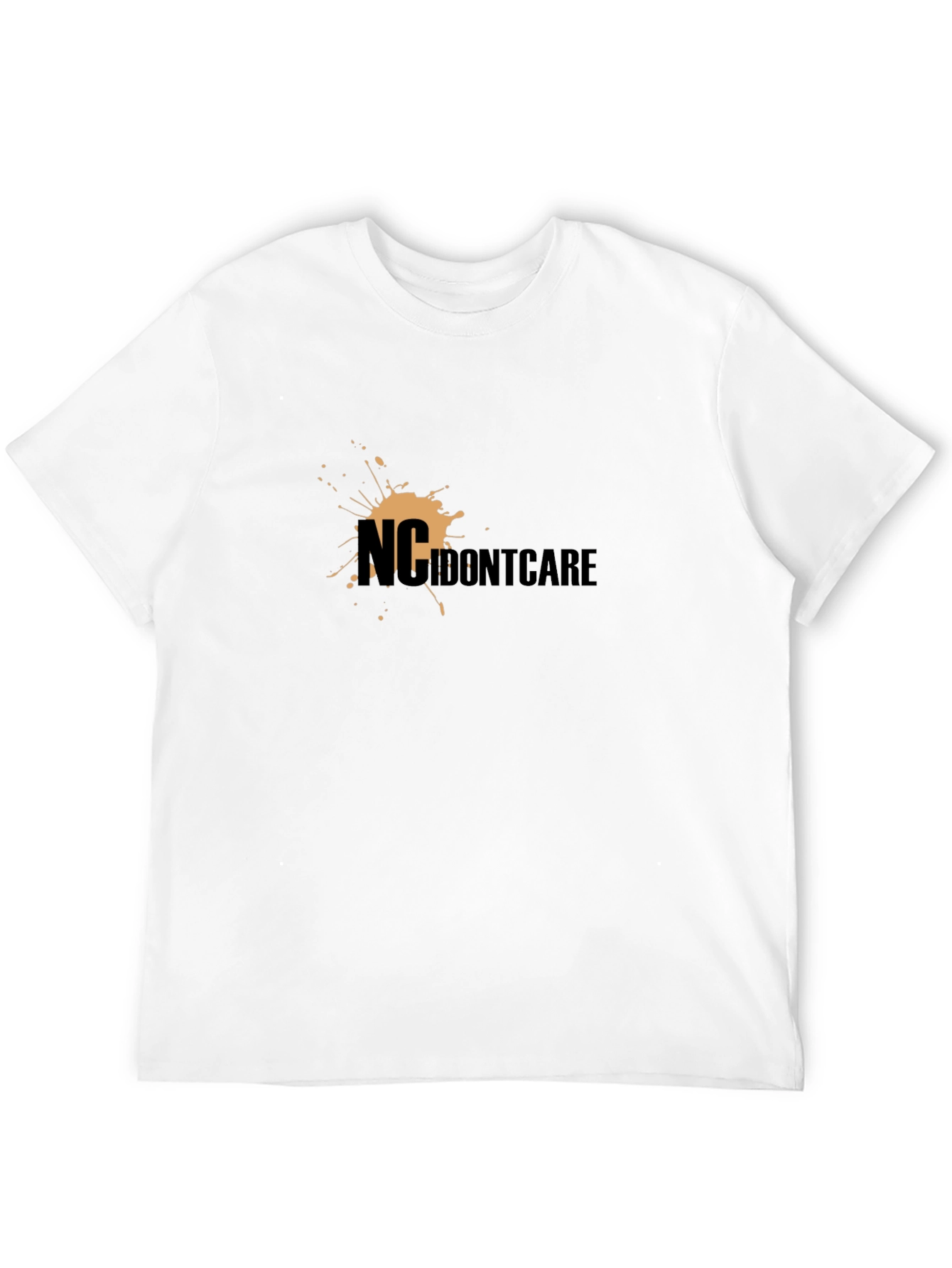 NC IDONTCARE Graphic T-Shirt - Bold Statement Tee