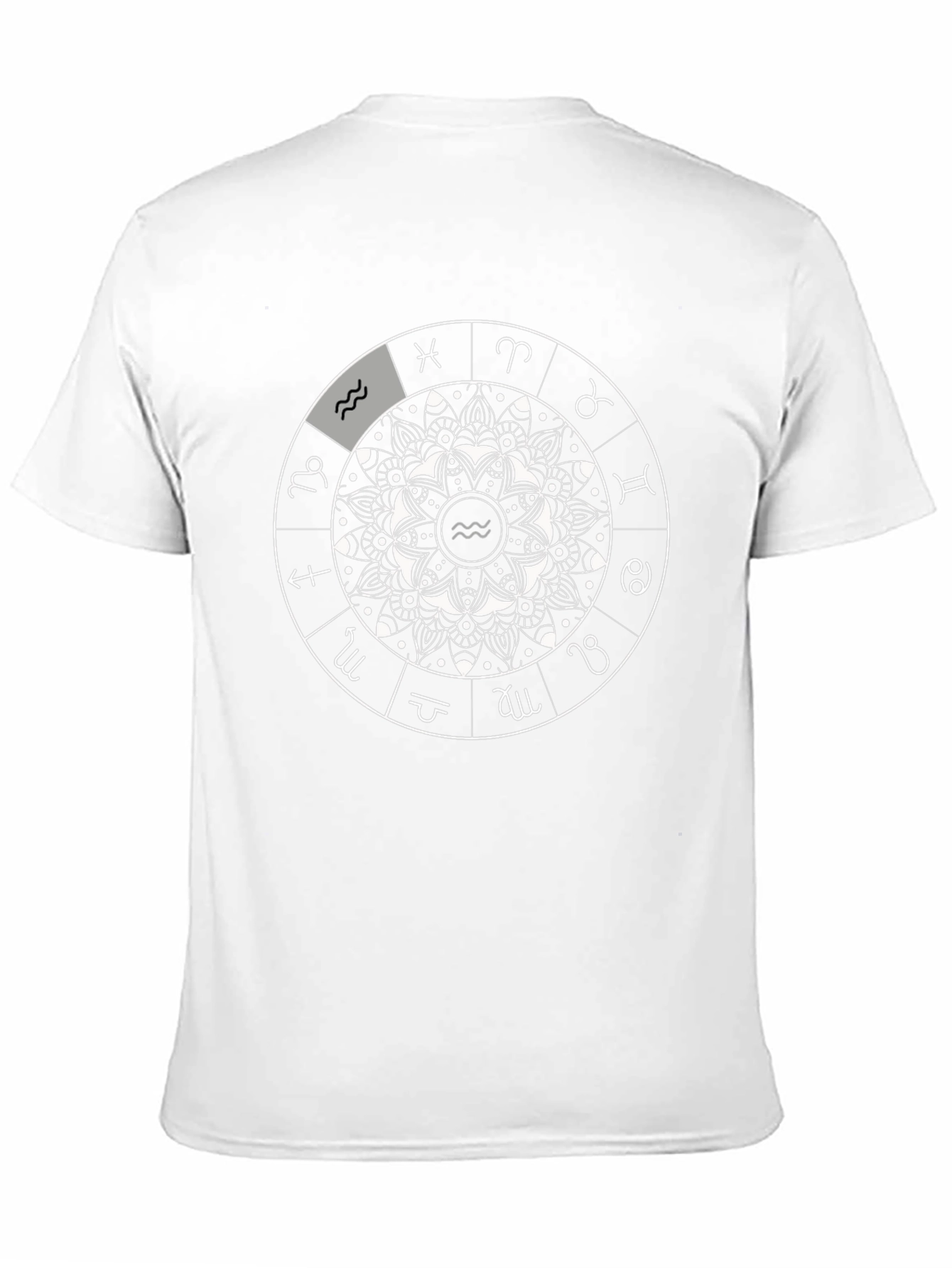 Zodiac Wheel Black T-Shirt