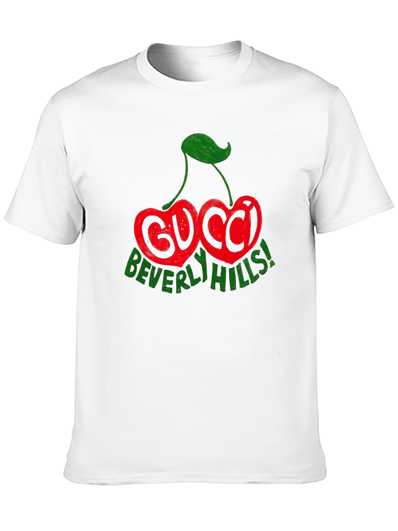 Gucci Beverly Hills Cherry Graphic T-Shirt