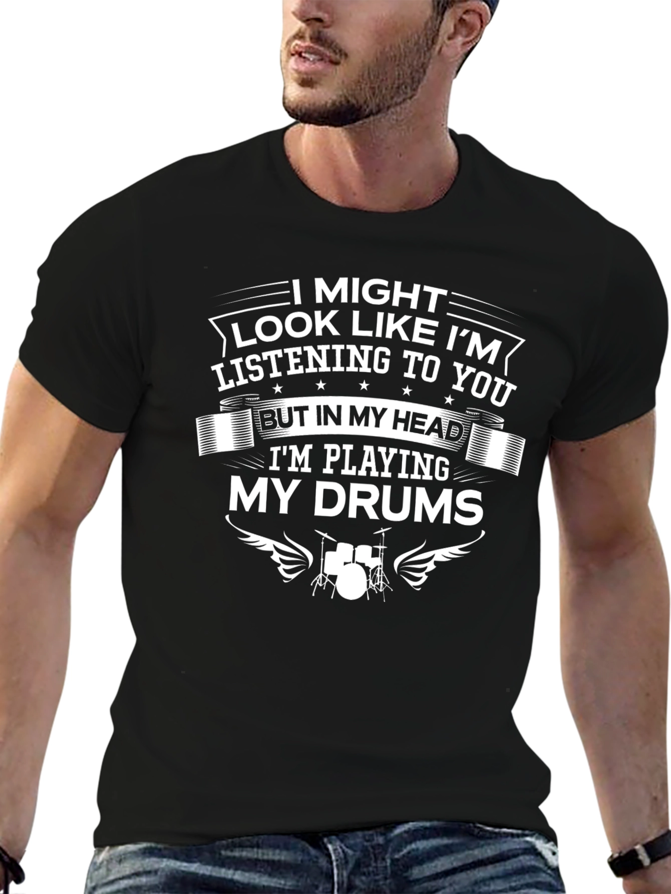 Drummer T-Shirt: Im Playing My Drums
