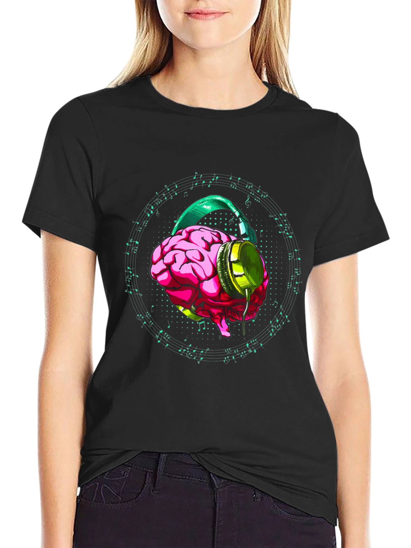 Brain Music T-Shirt - Hear the Sound of Genius