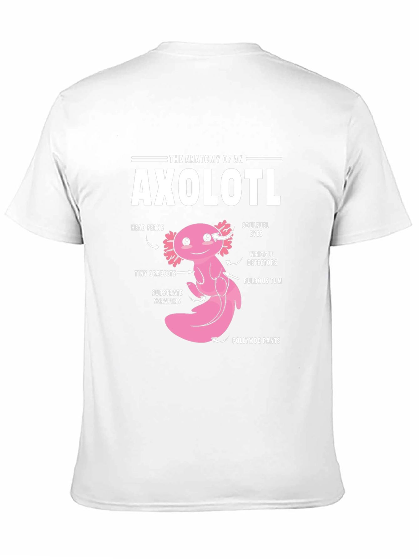 Anatomy of an Axolotl Funny Graphic T-Shirt