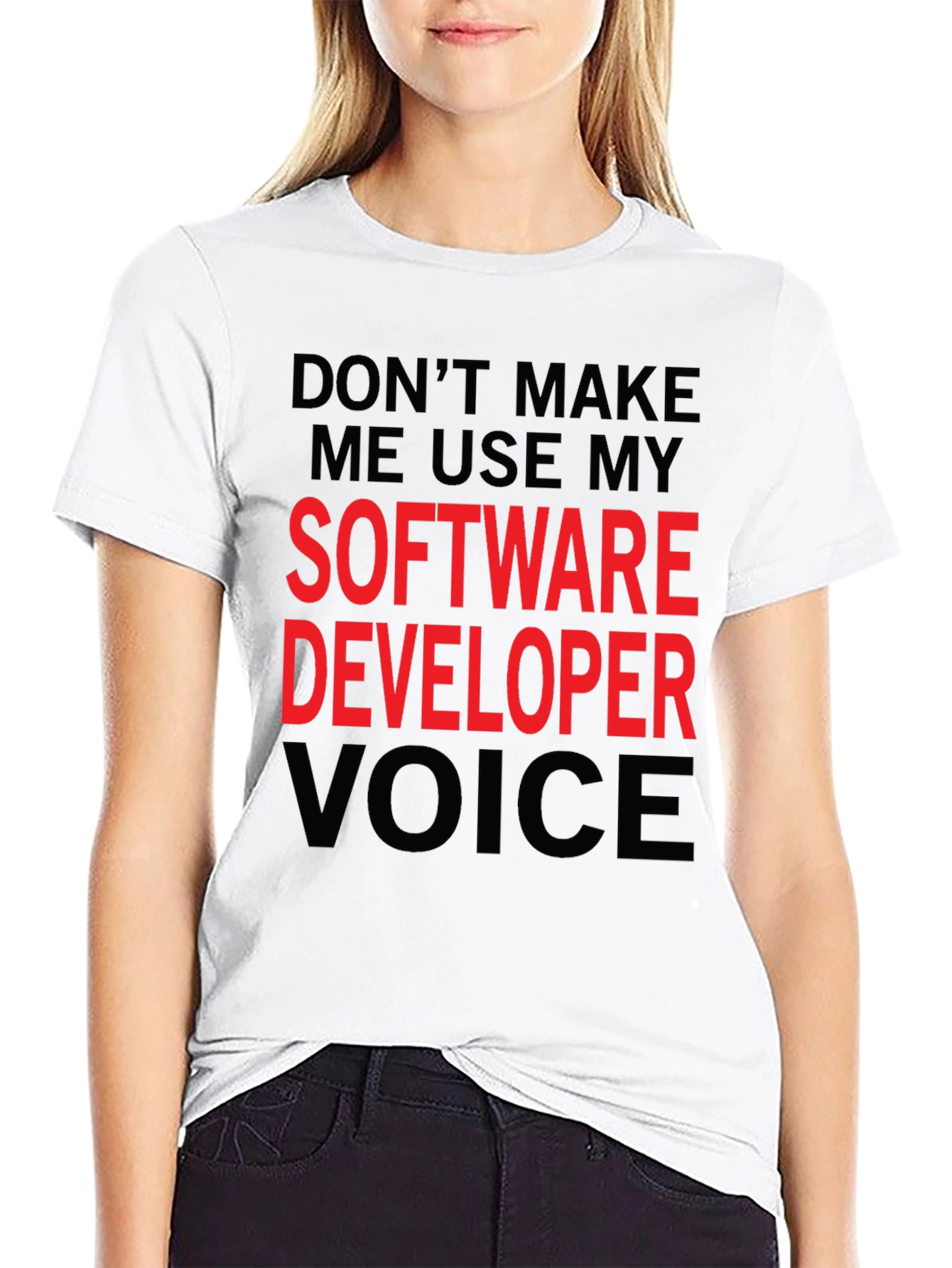 Software Developer Voice T-Shirt - Funny Coder Tee