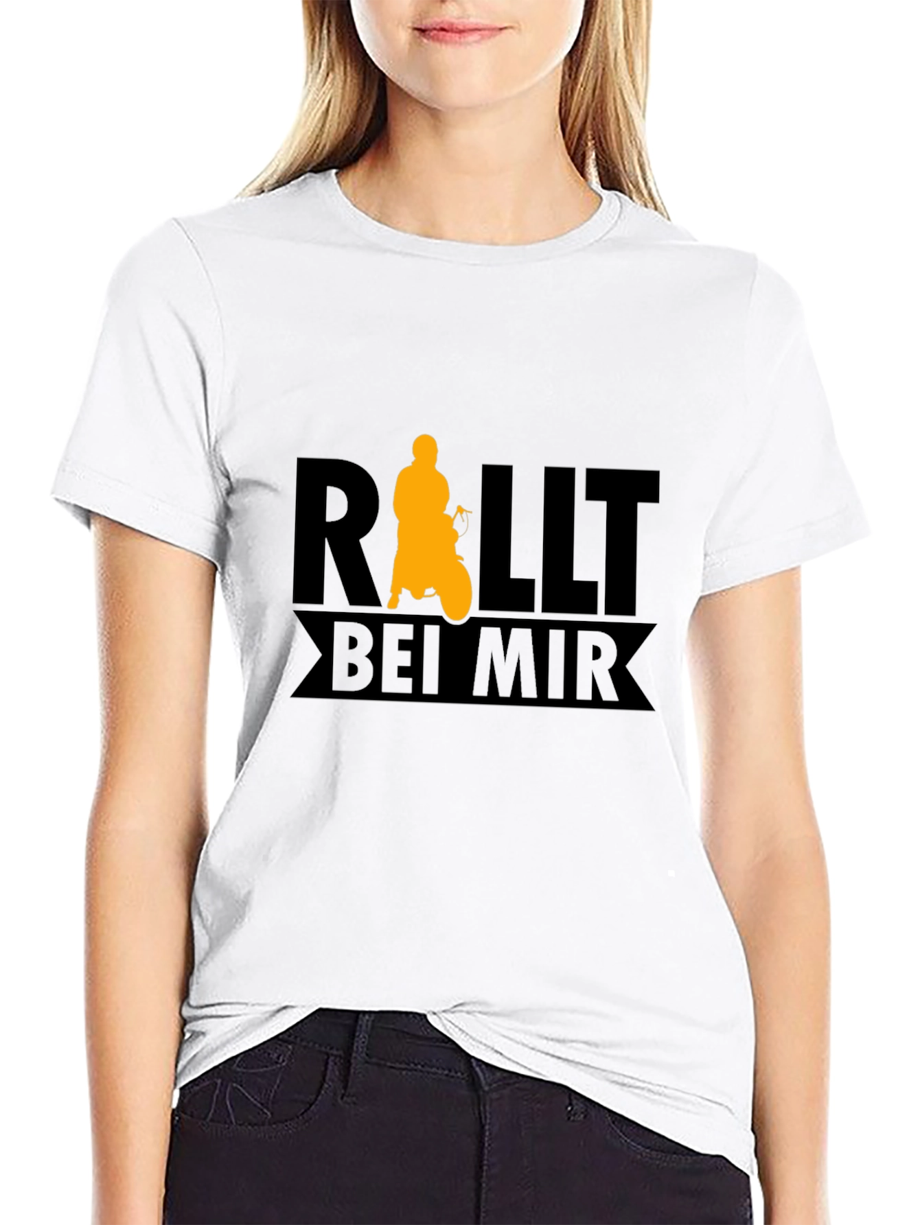 Rallt Bei Mir Graphic T-Shirt - Motorcycle Design