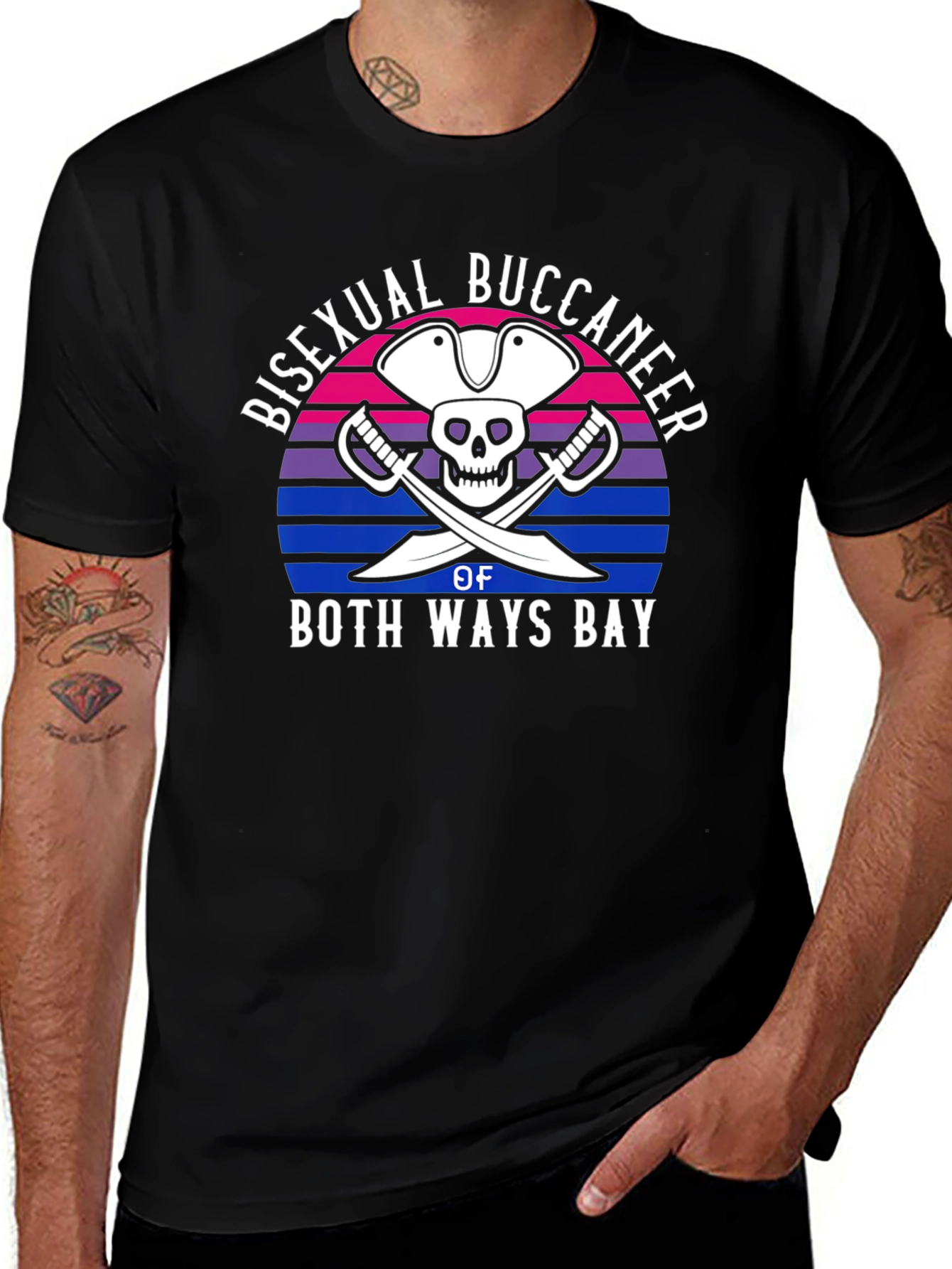Bisexual Buccaneer of Both Ways Bay T-Shirt