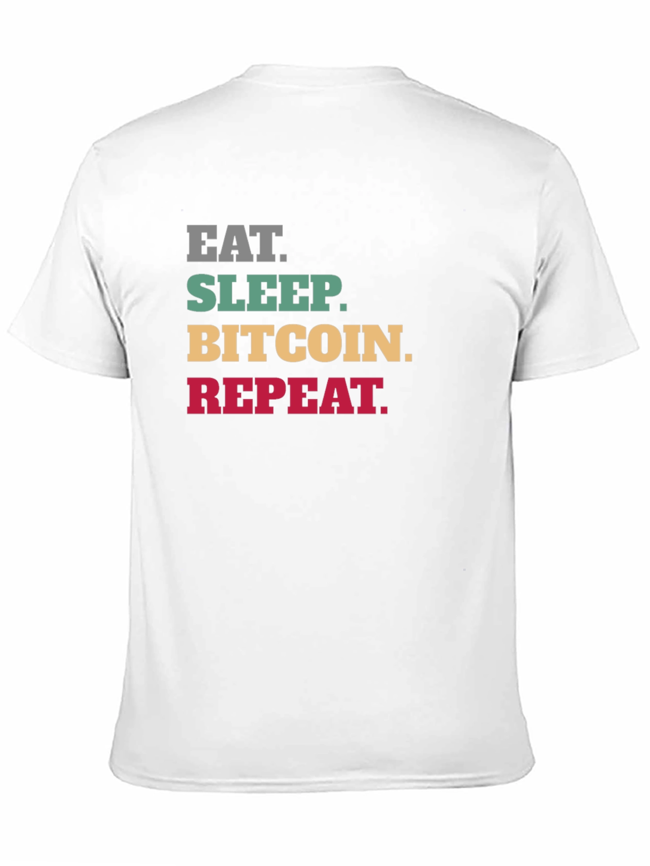 Eat Sleep Bitcoin Repeat Graphic Tee