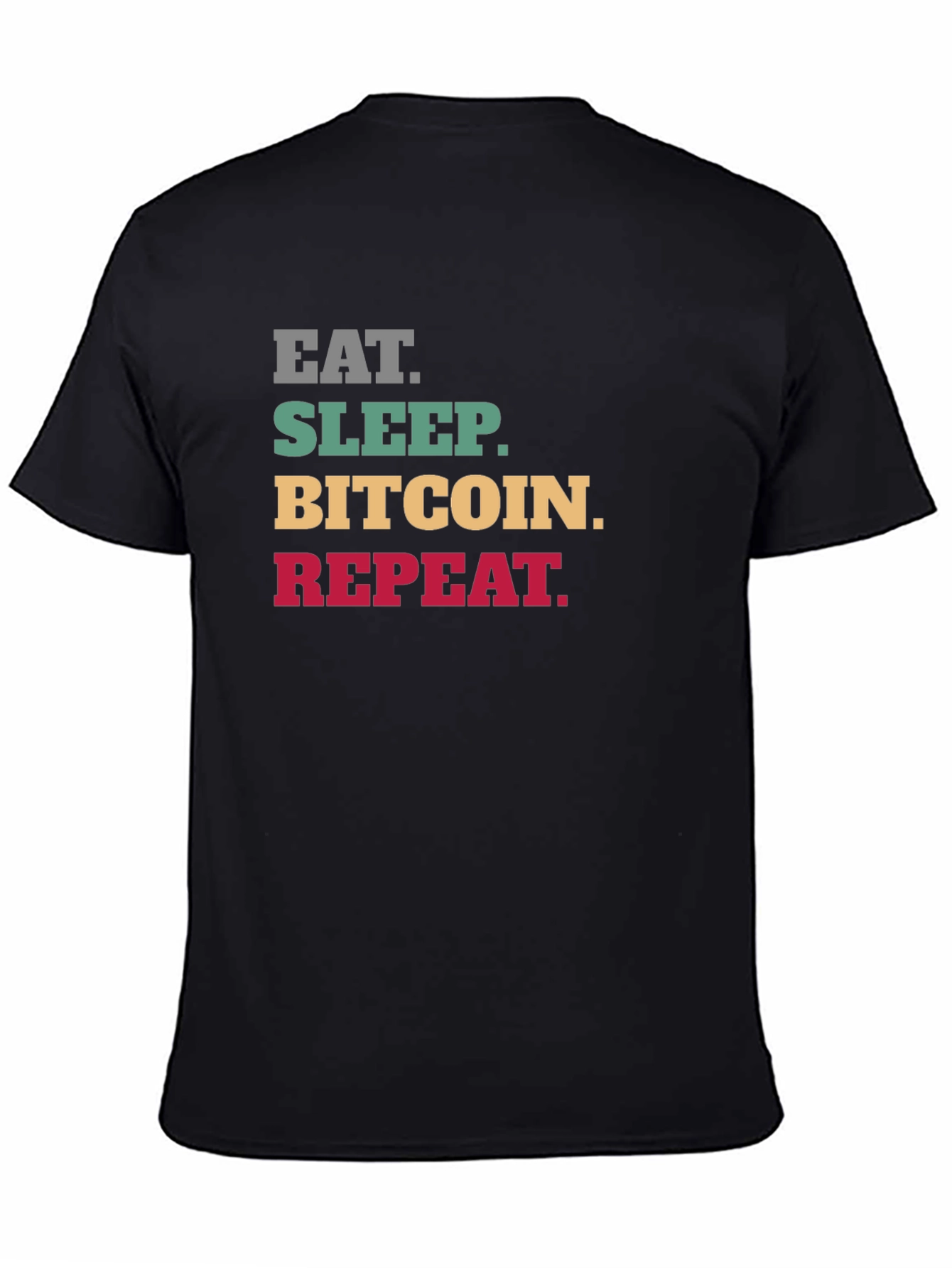 Eat Sleep Bitcoin Repeat Graphic Tee
