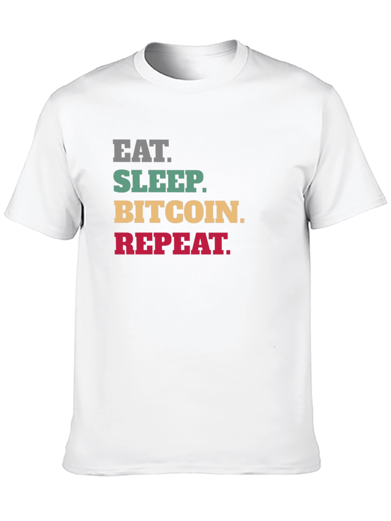 Eat Sleep Bitcoin Repeat Graphic Tee