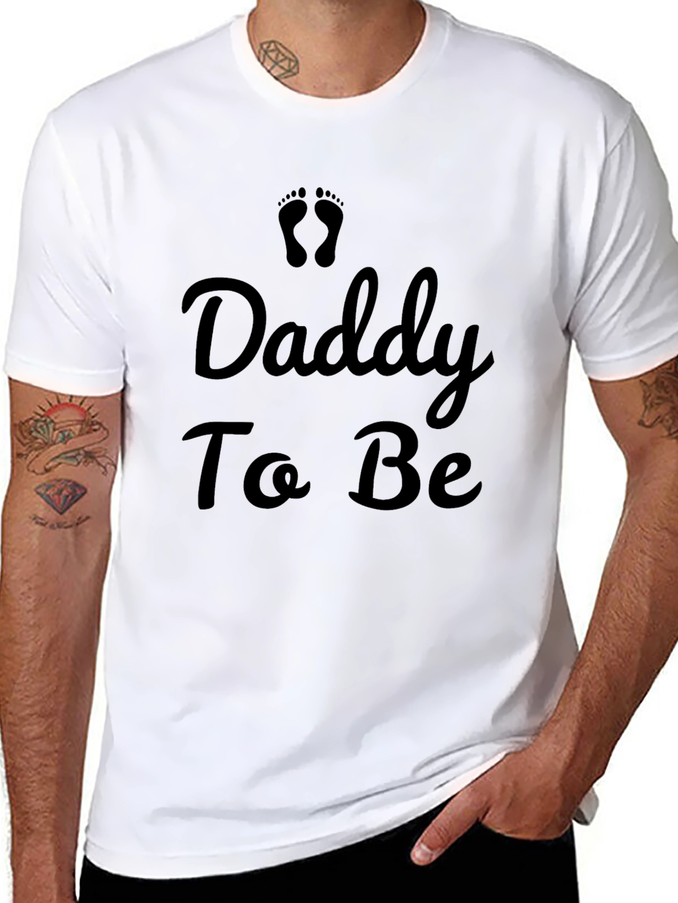 Daddy To Be Graphic Tee - Expectant Father Shirt