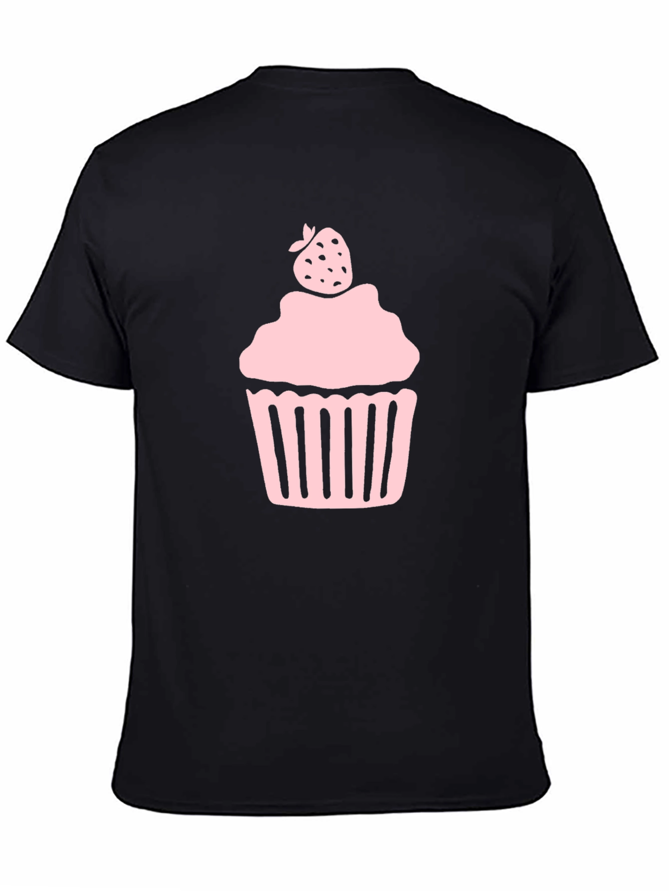Sweet Cupcake T-Shirt - Black Cotton Tee