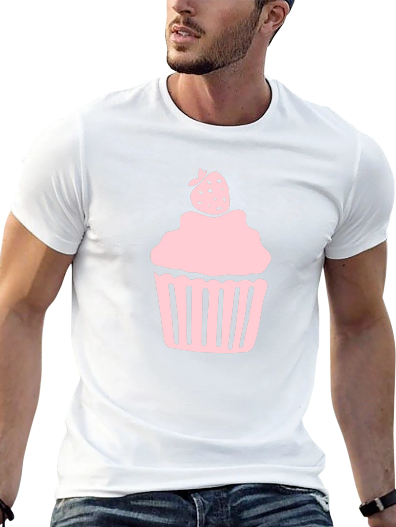 Sweet Cupcake T-Shirt - Black Cotton Tee
