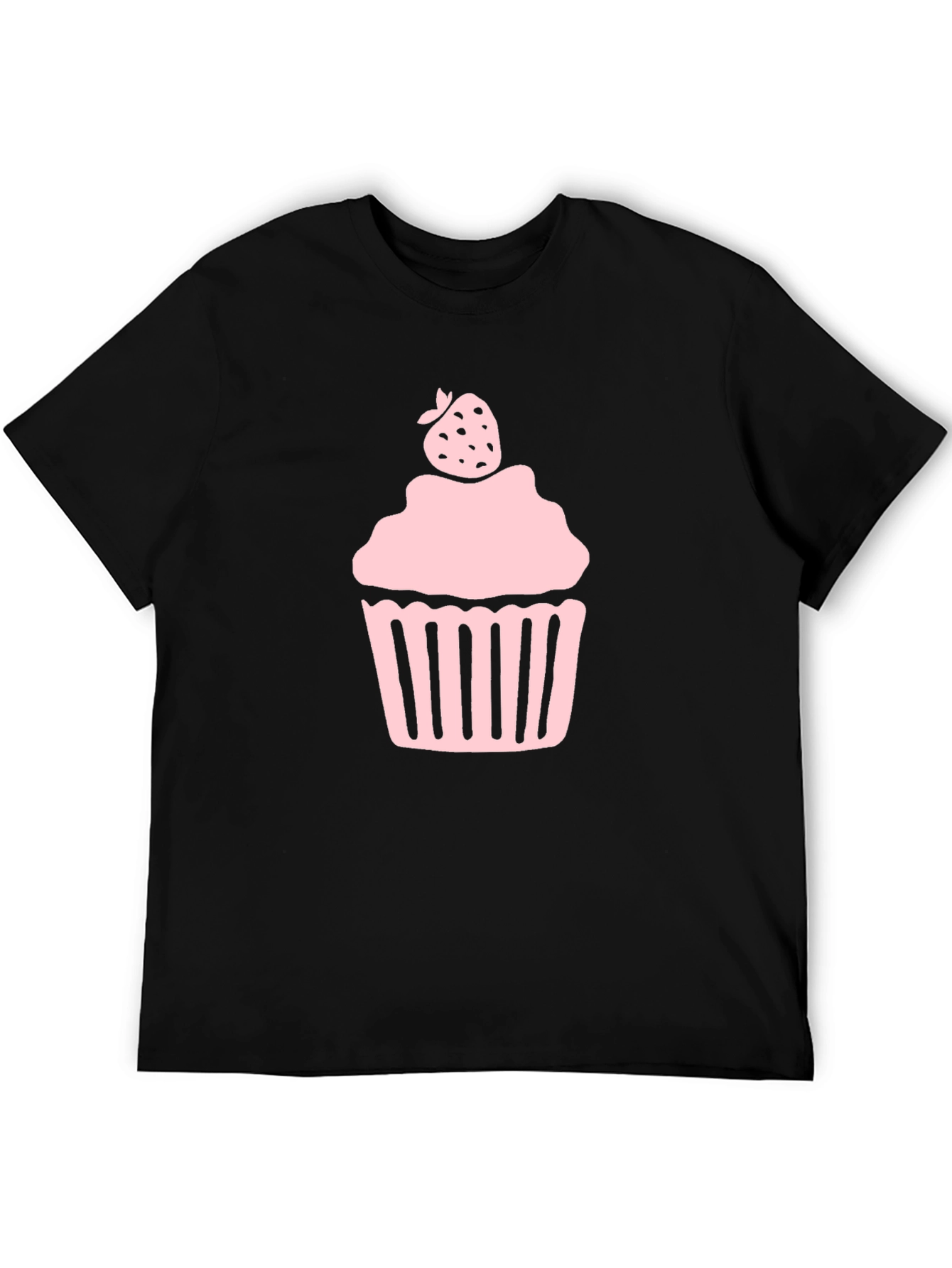 Sweet Cupcake T-Shirt - Black Cotton Tee
