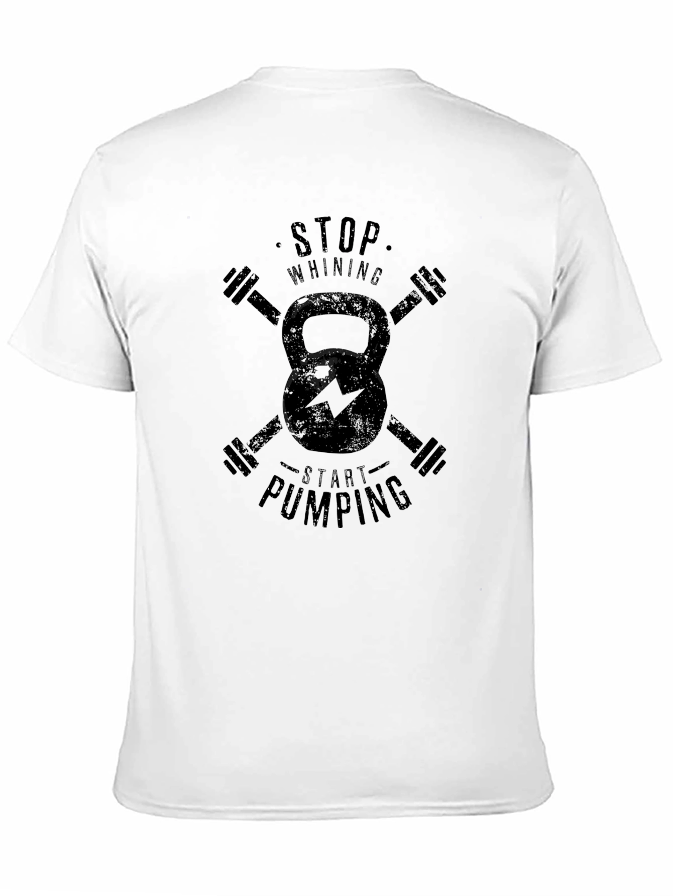 Stop Whining Start Pumping Workout Tee