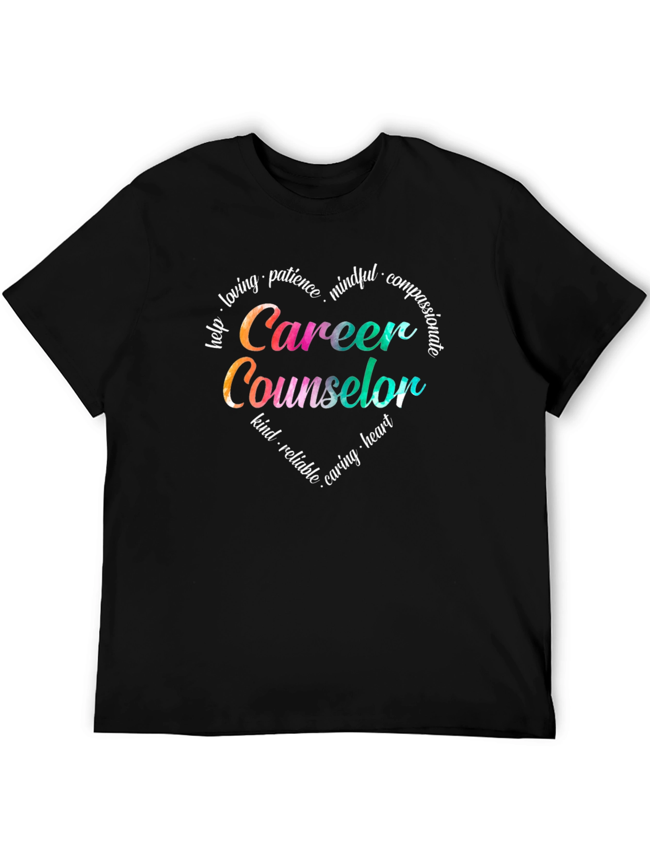Career Counselor T-Shirt - Heart Graphic Design