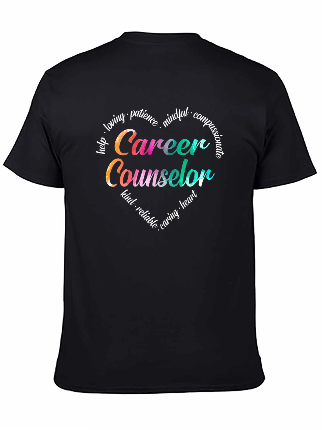 Career Counselor T-Shirt - Heart Graphic Design