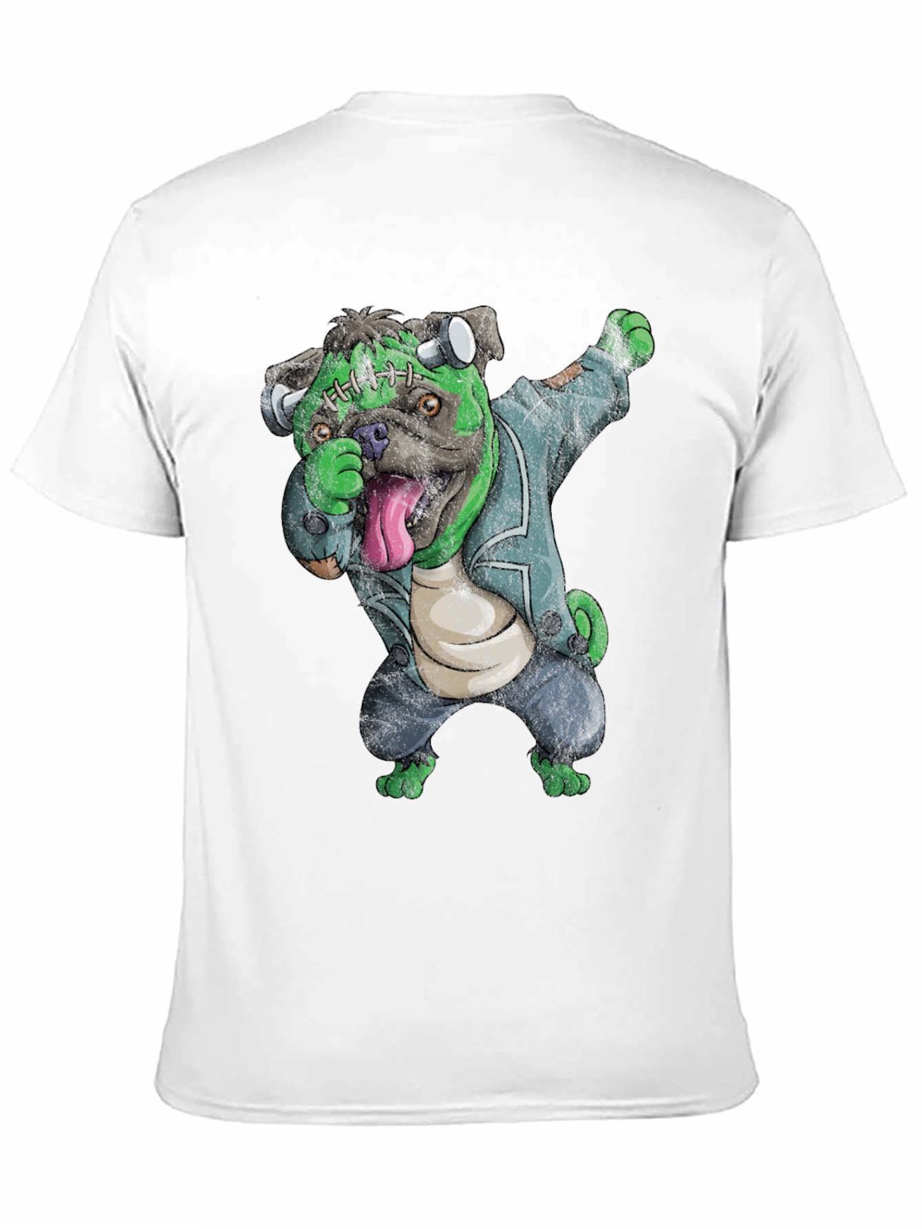 Frankenstein Pug T-Shirt - Dab Dance