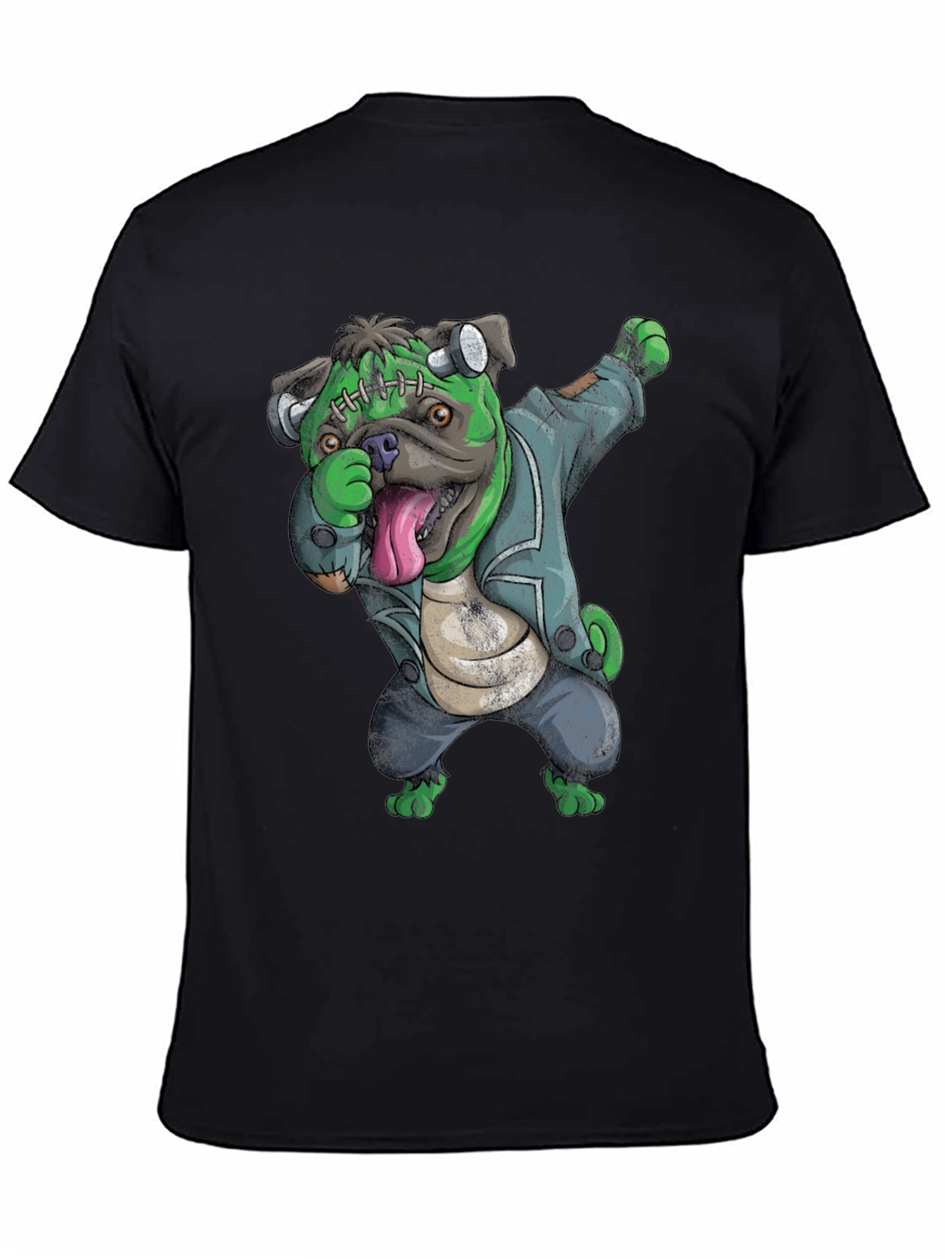 Frankenstein Pug T-Shirt - Dab Dance