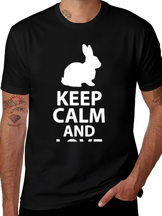 Keep Calm Rabbit Graphic Tee