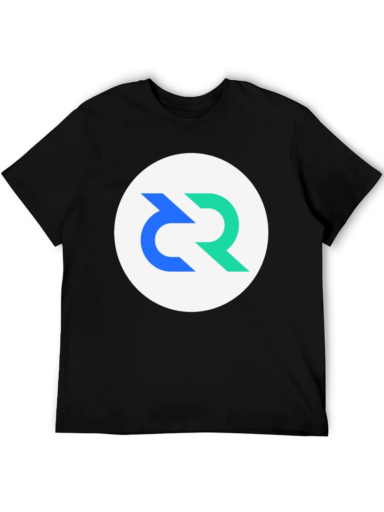 Modern Graphic Tee - Circular Logo Design