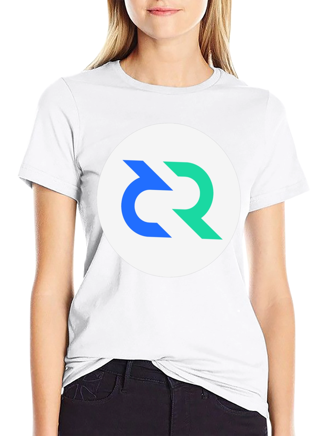 Modern Graphic Tee - Circular Logo Design