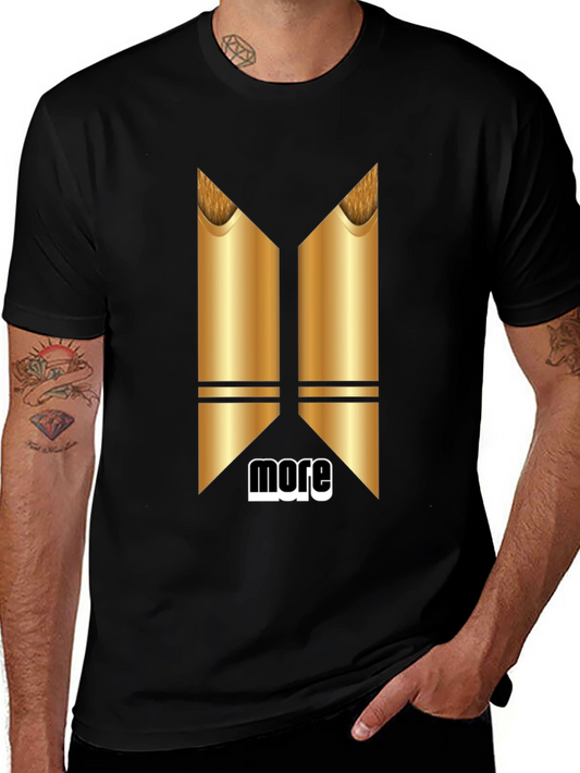 Modern Graphic T-Shirt - More Metallic Design