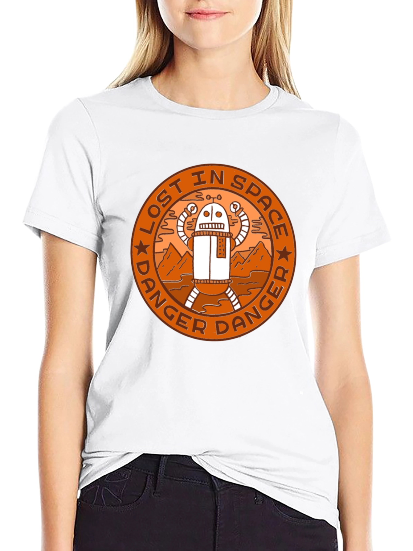 Lost in Space Danger Robot Graphic T-Shirt