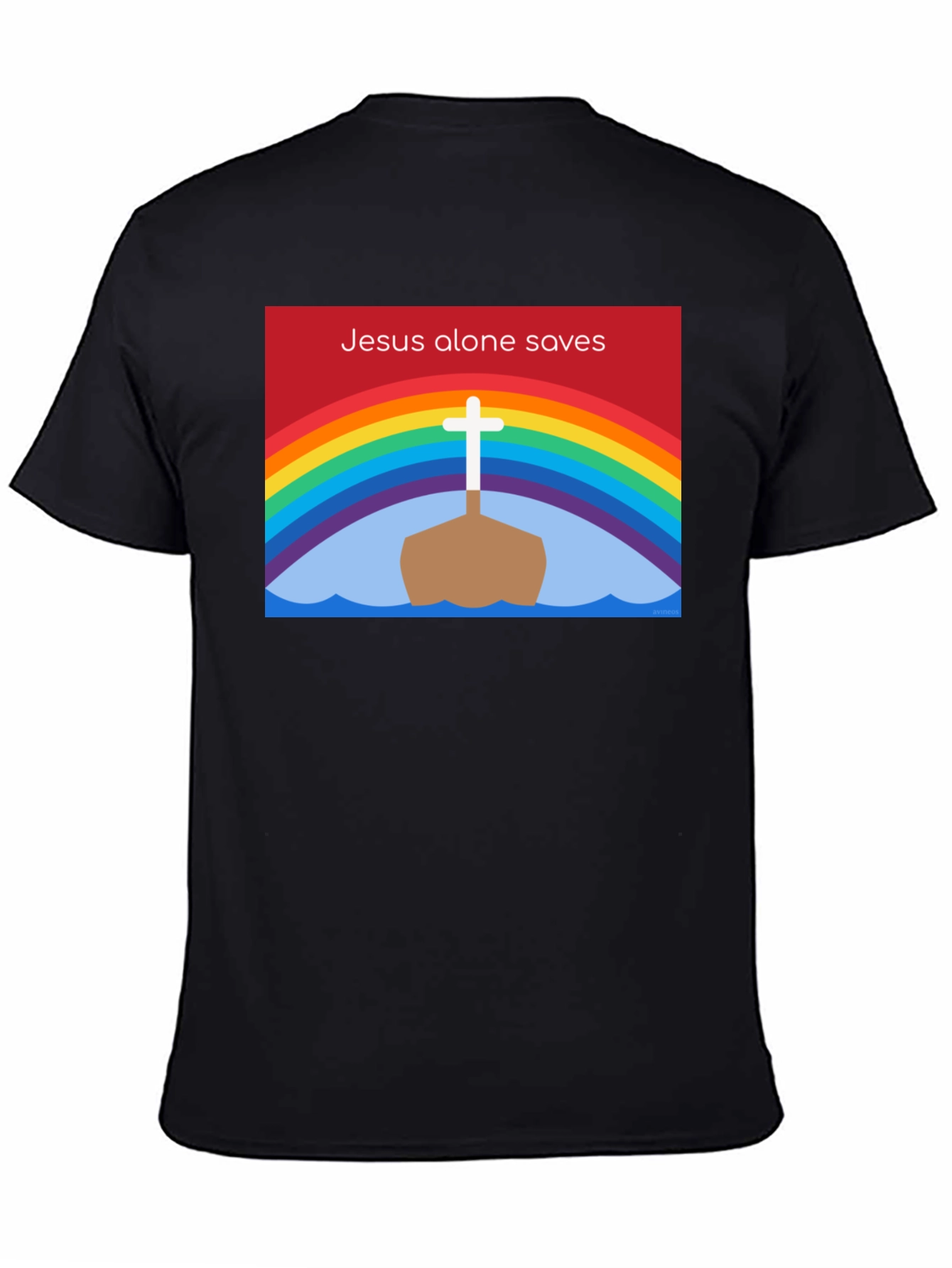 Jesus Saves Graphic Tee | Christian Faith Shirt