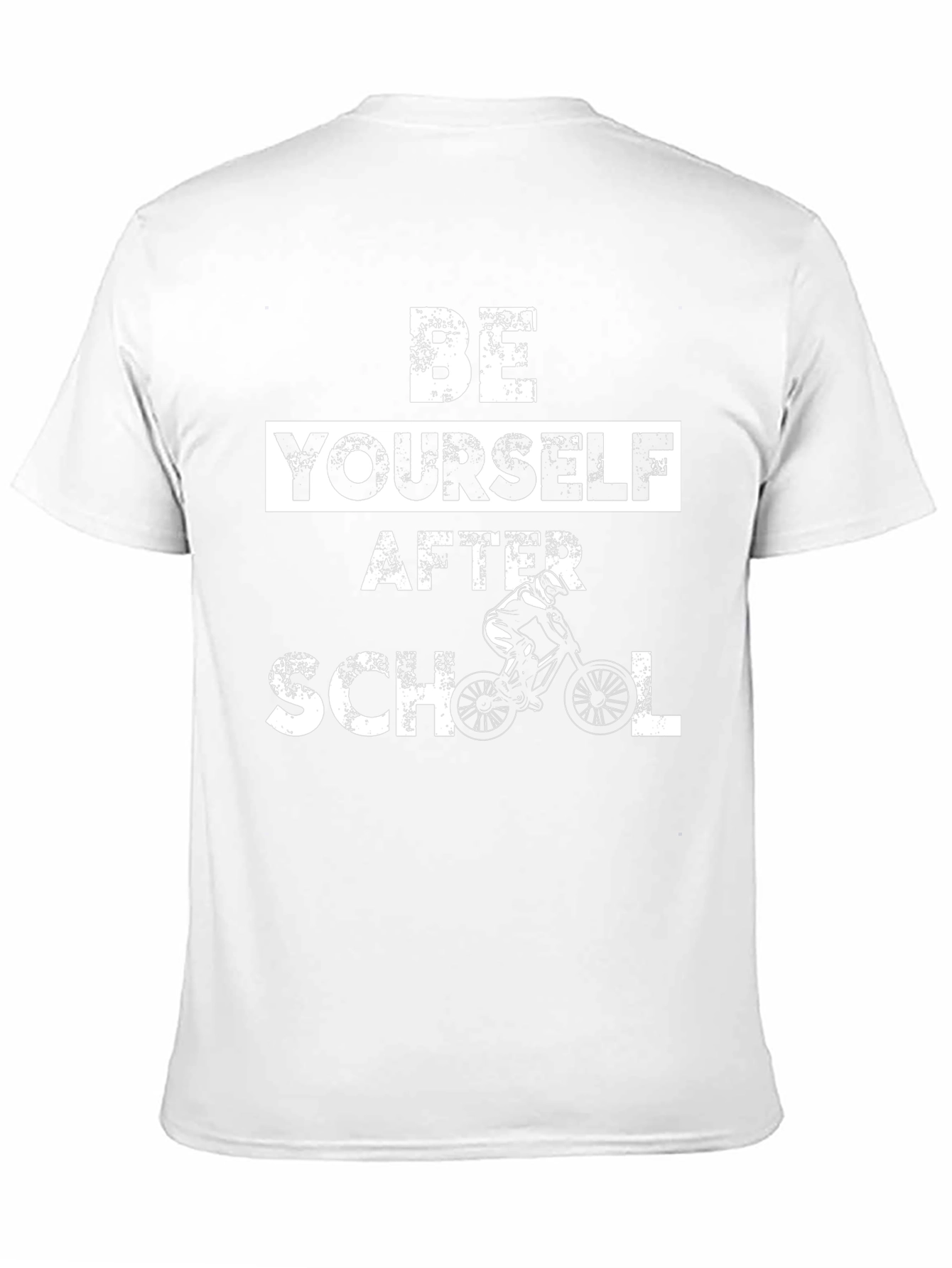 Be Yourself After School Black Graphic T-Shirt
