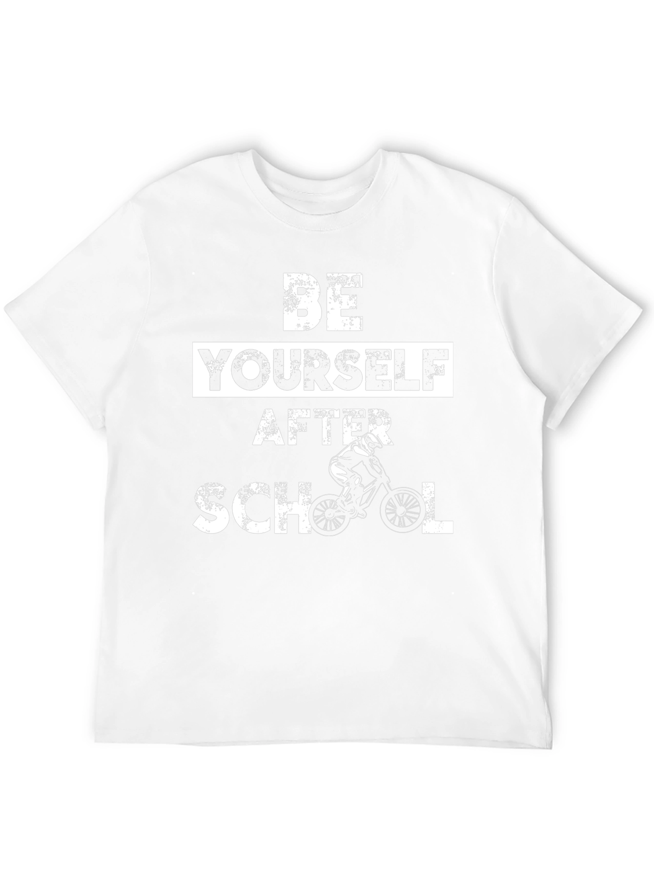 Be Yourself After School Black Graphic T-Shirt