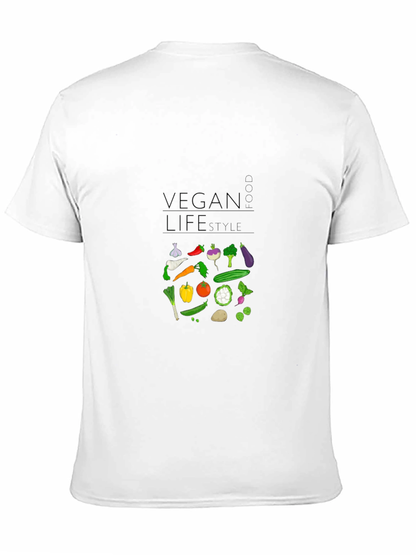 Vegan Lifestyle T-Shirt - Food & Style