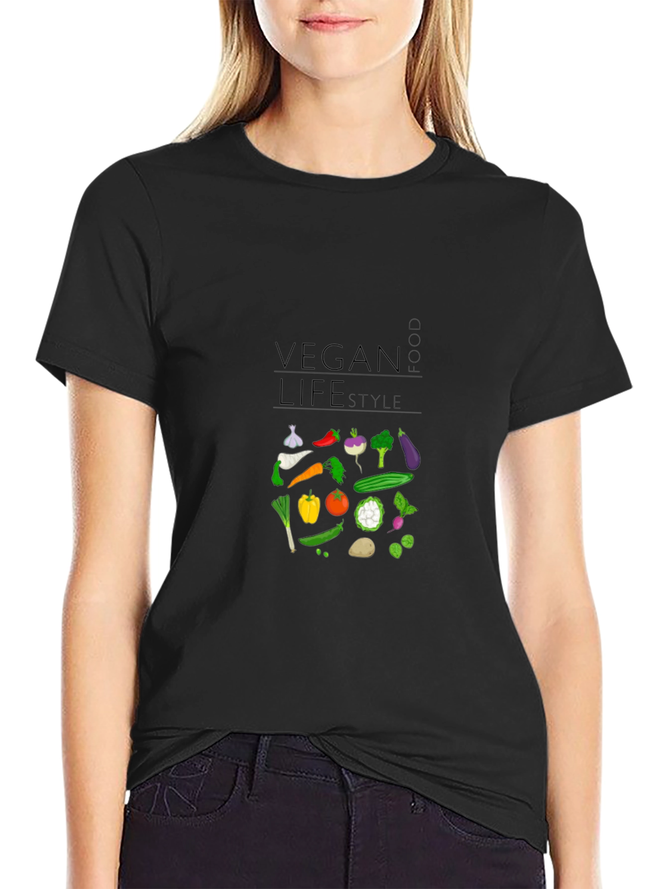 Vegan Lifestyle T-Shirt - Food & Style