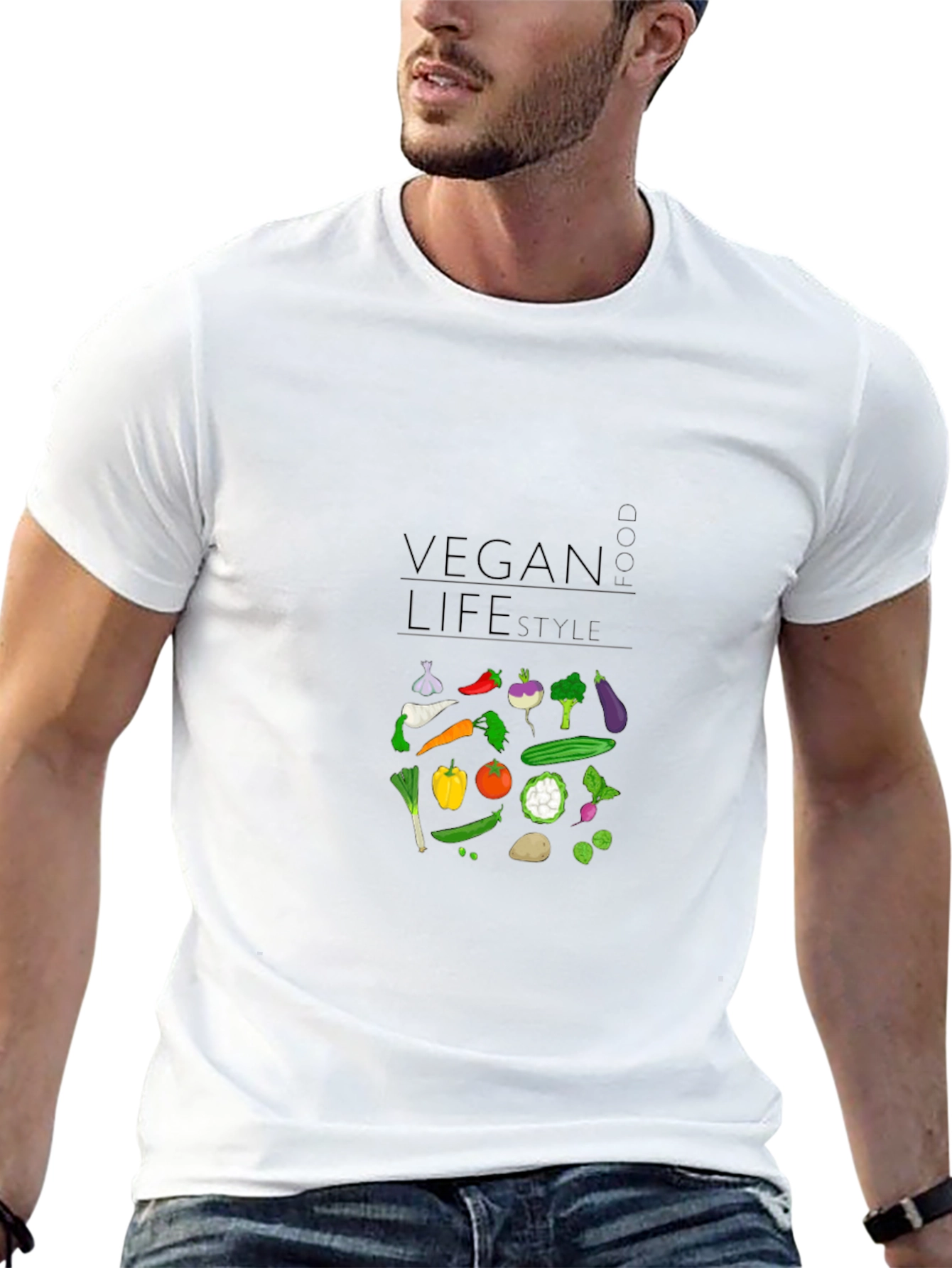 Vegan Lifestyle T-Shirt - Food & Style