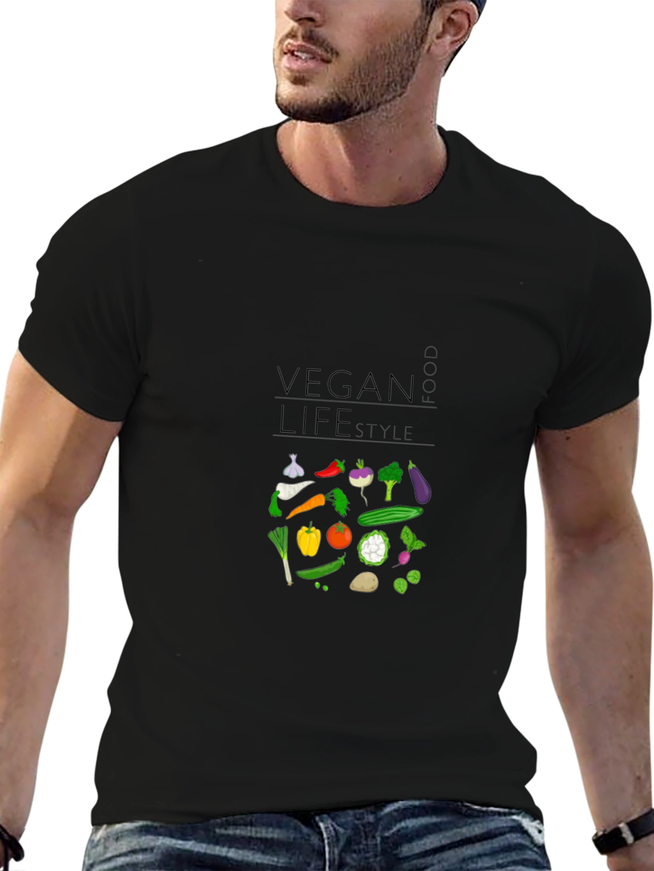 Vegan Lifestyle T-Shirt - Food & Style