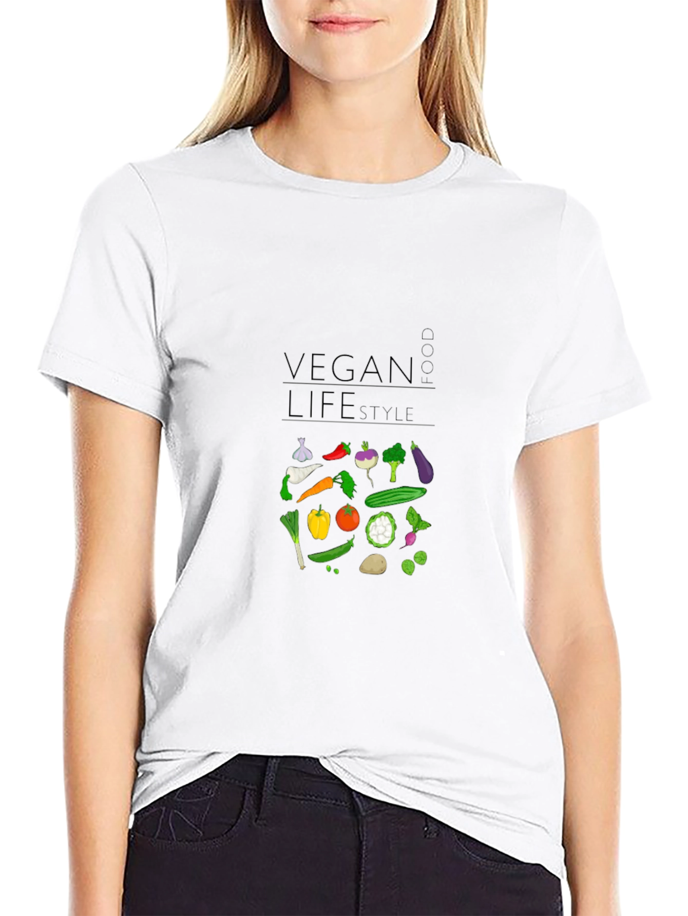Vegan Lifestyle T-Shirt - Food & Style