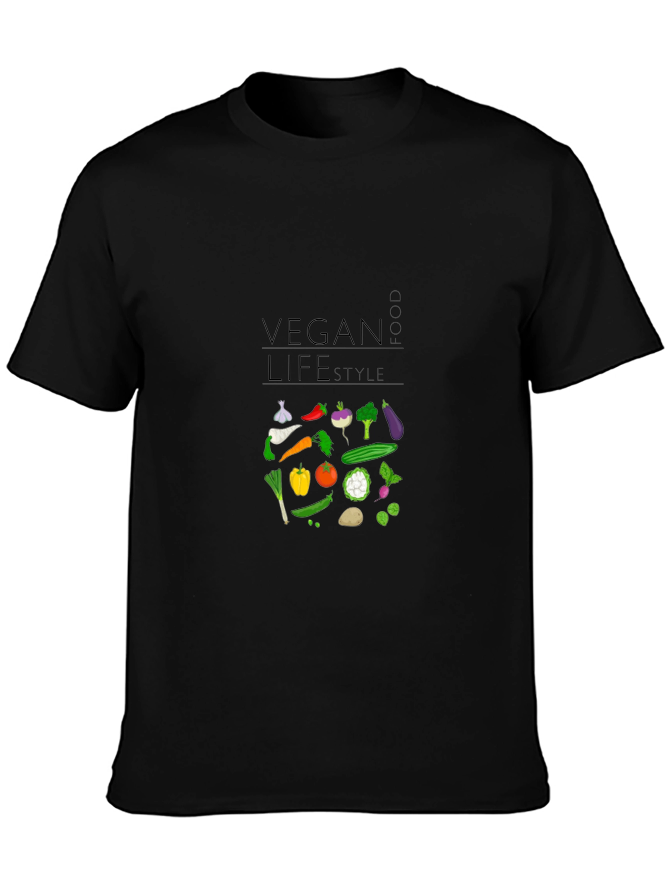 Vegan Lifestyle T-Shirt - Food & Style