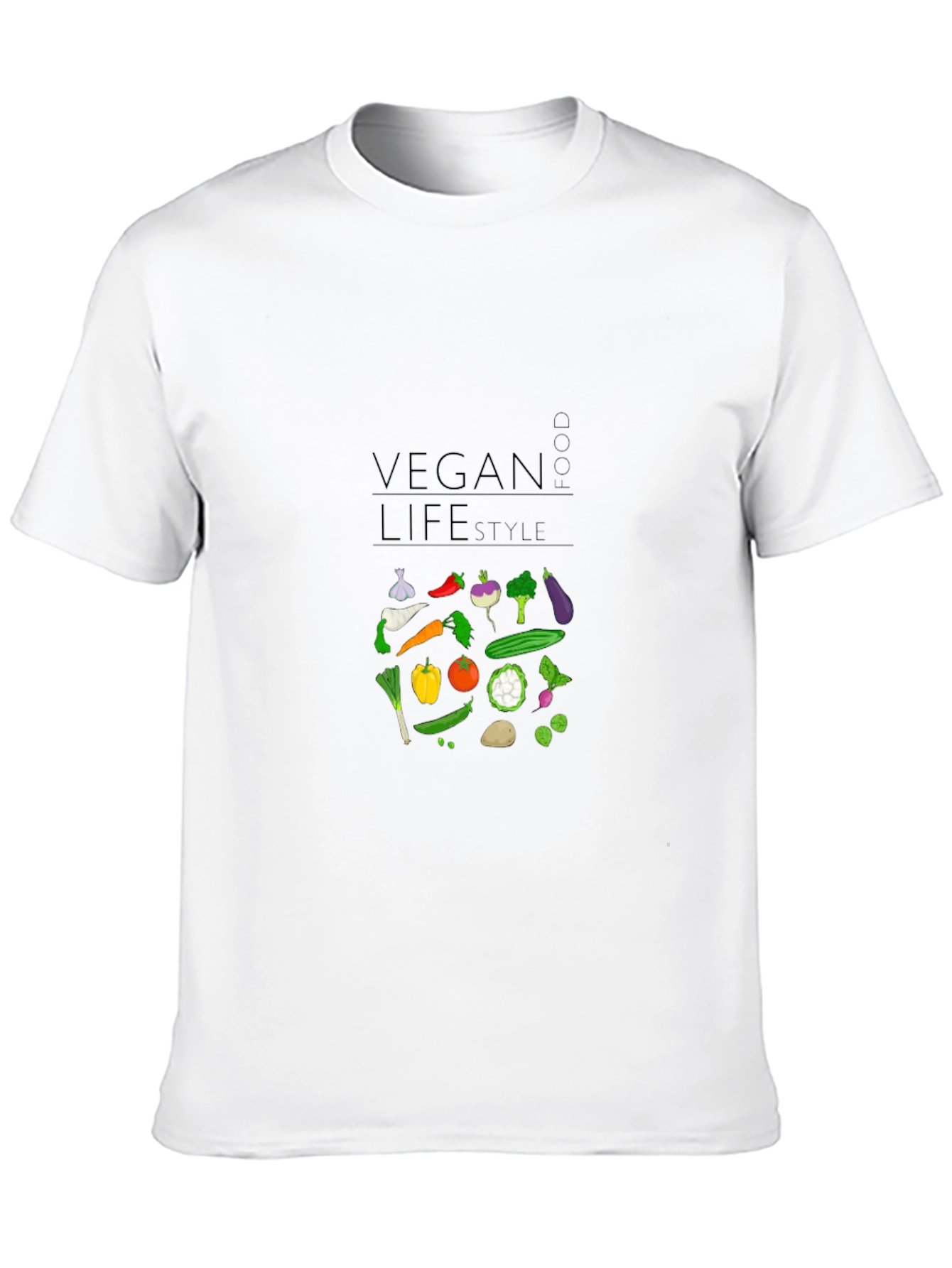 Vegan Lifestyle T-Shirt - Food & Style