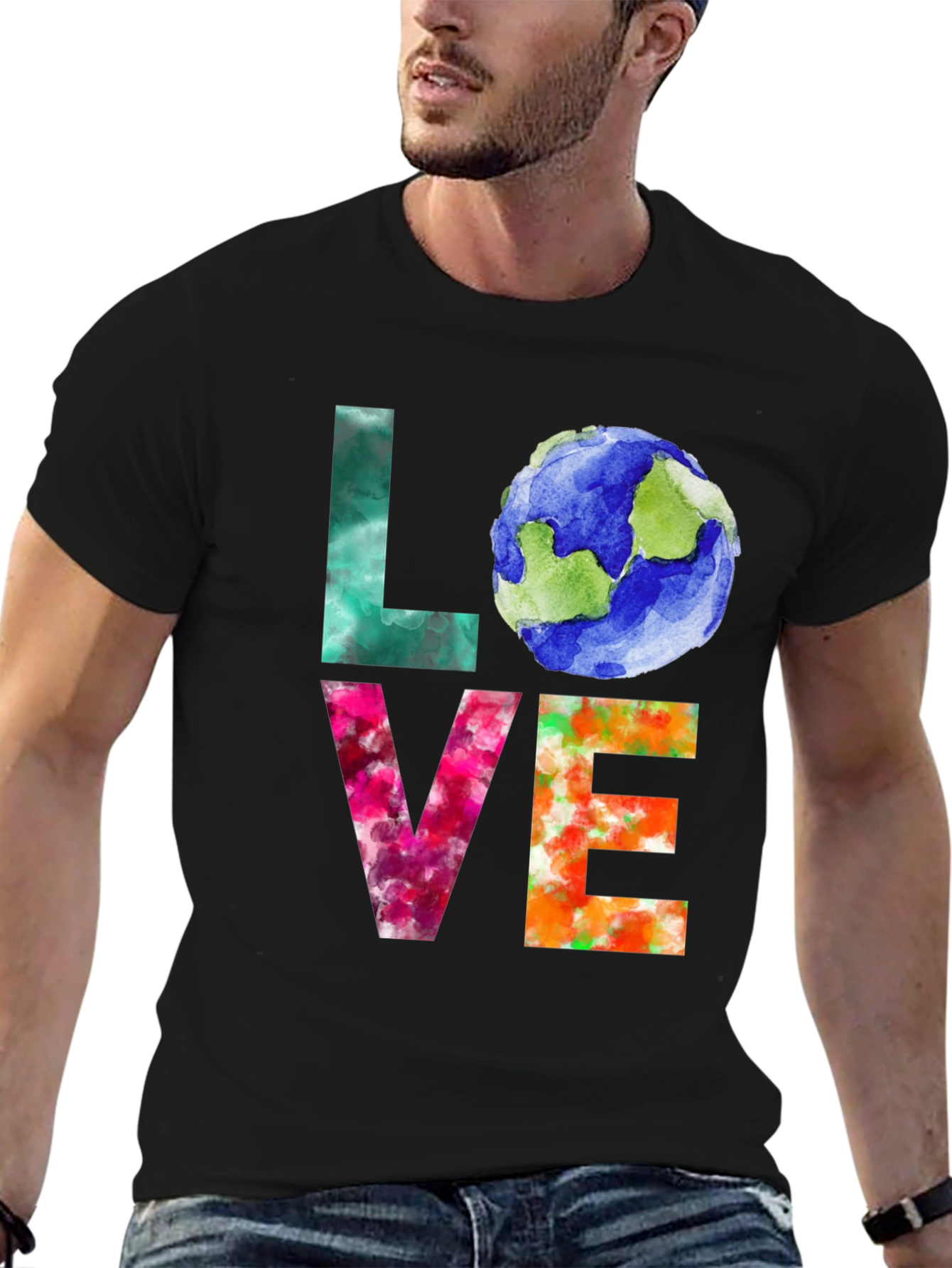 Earth Day Love Graphic Tee - Eco Friendly