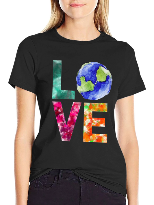Earth Day Love Graphic Tee - Eco Friendly