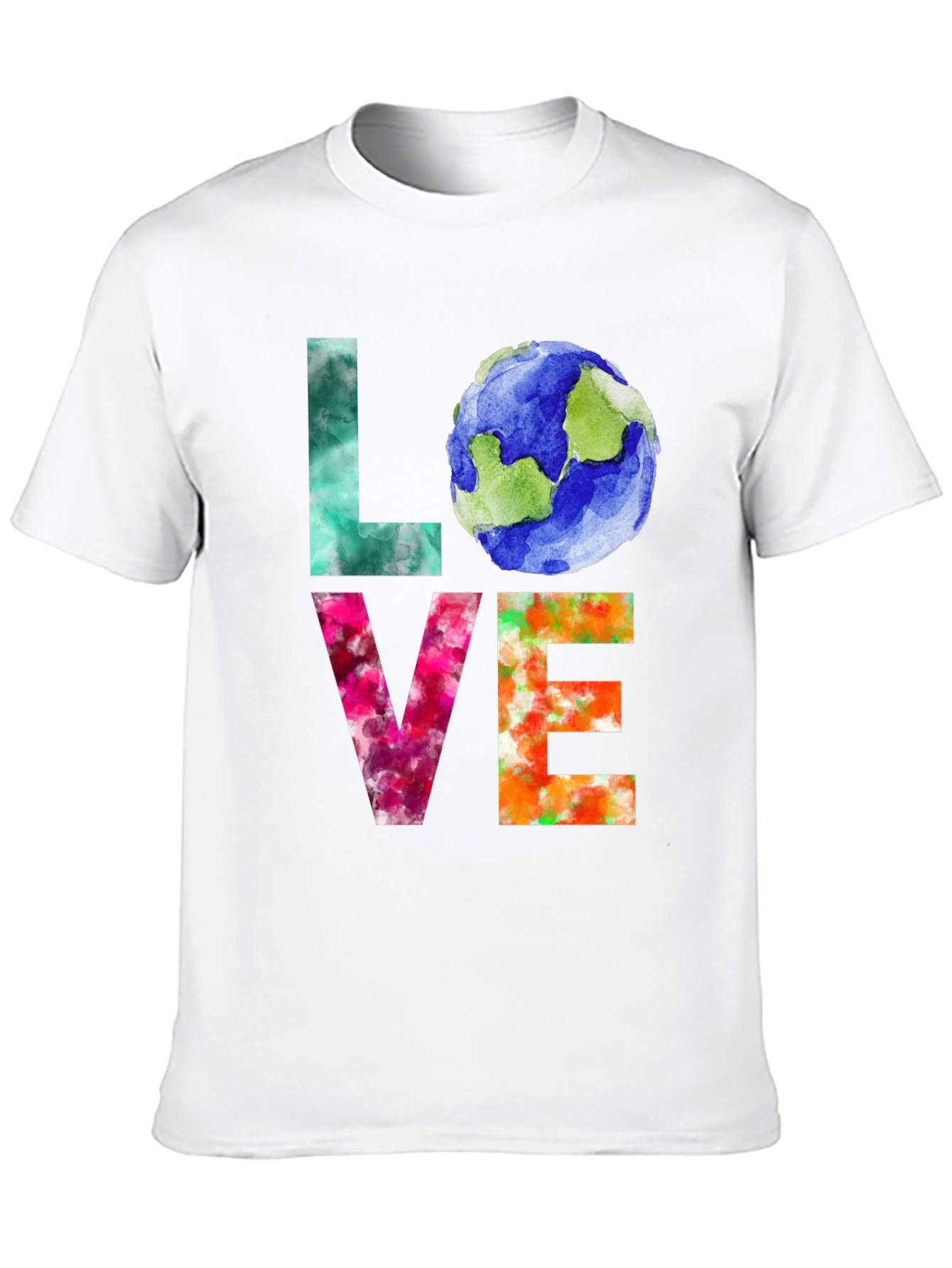 Earth Day Love Graphic Tee - Eco Friendly