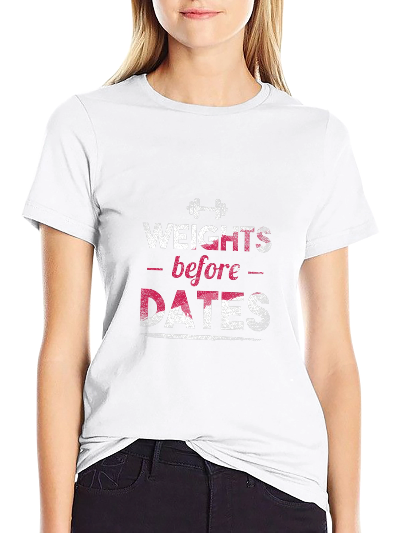 Weights Before Dates Graphic Tee