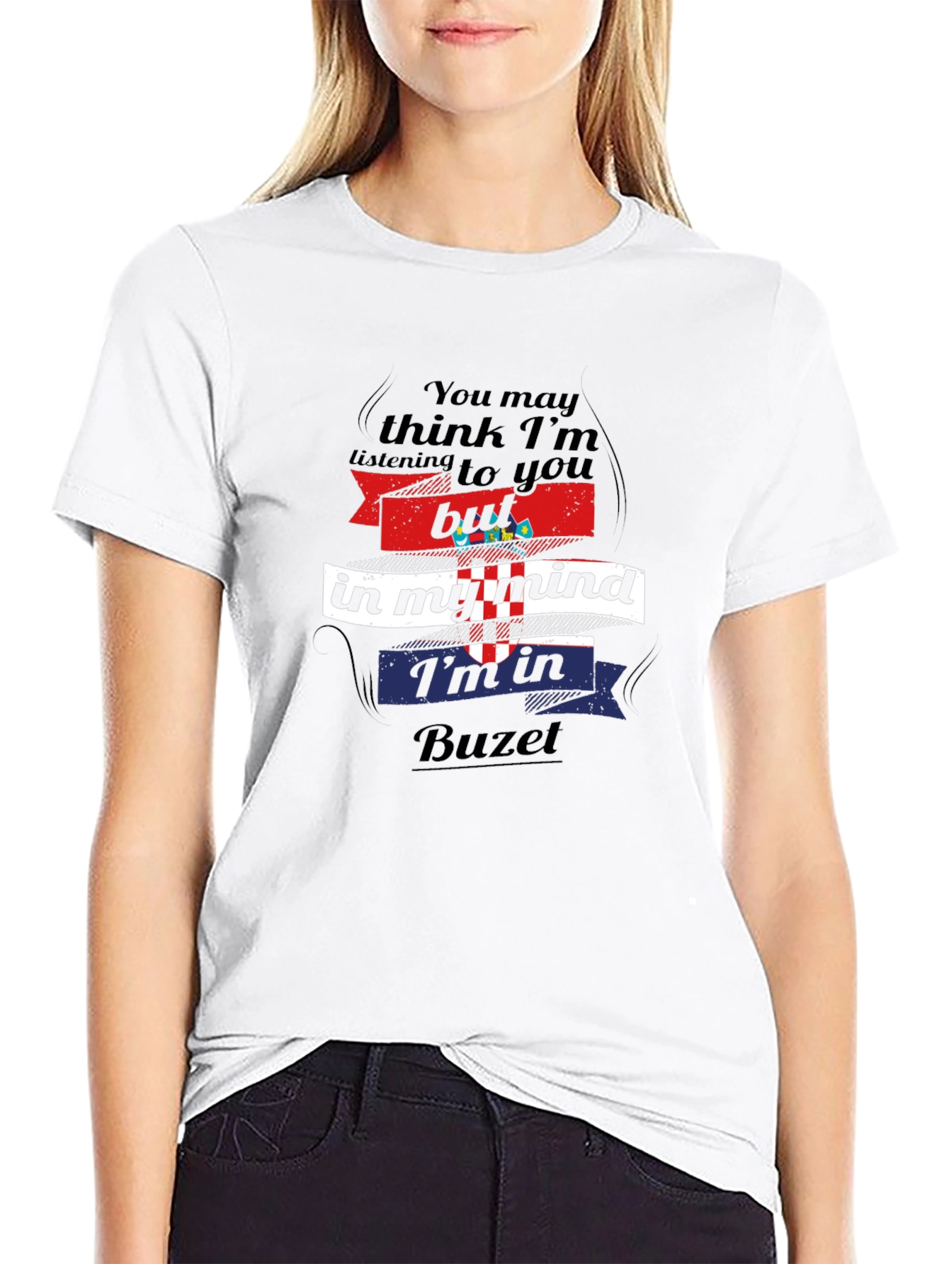 Buzet Croatia Mind T-Shirt - Novelty Croatian Pride Tee