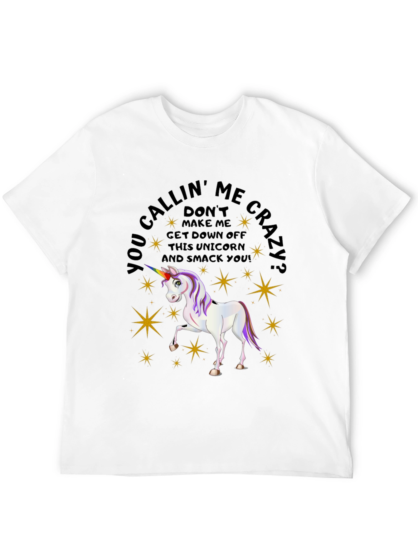 Unicorn Graphic Mens T-Shirt
