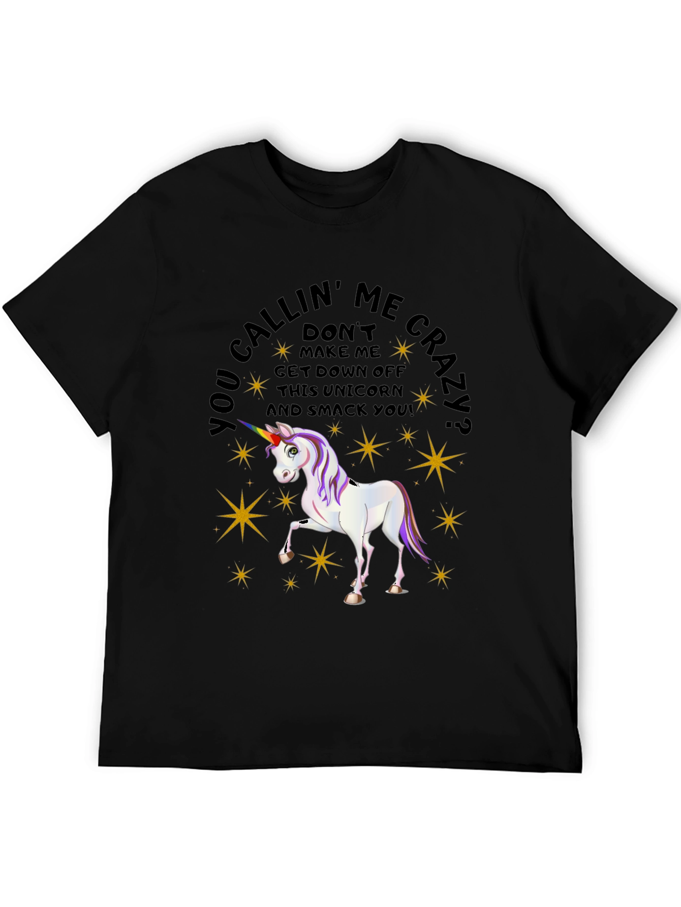 Unicorn Graphic Mens T-Shirt
