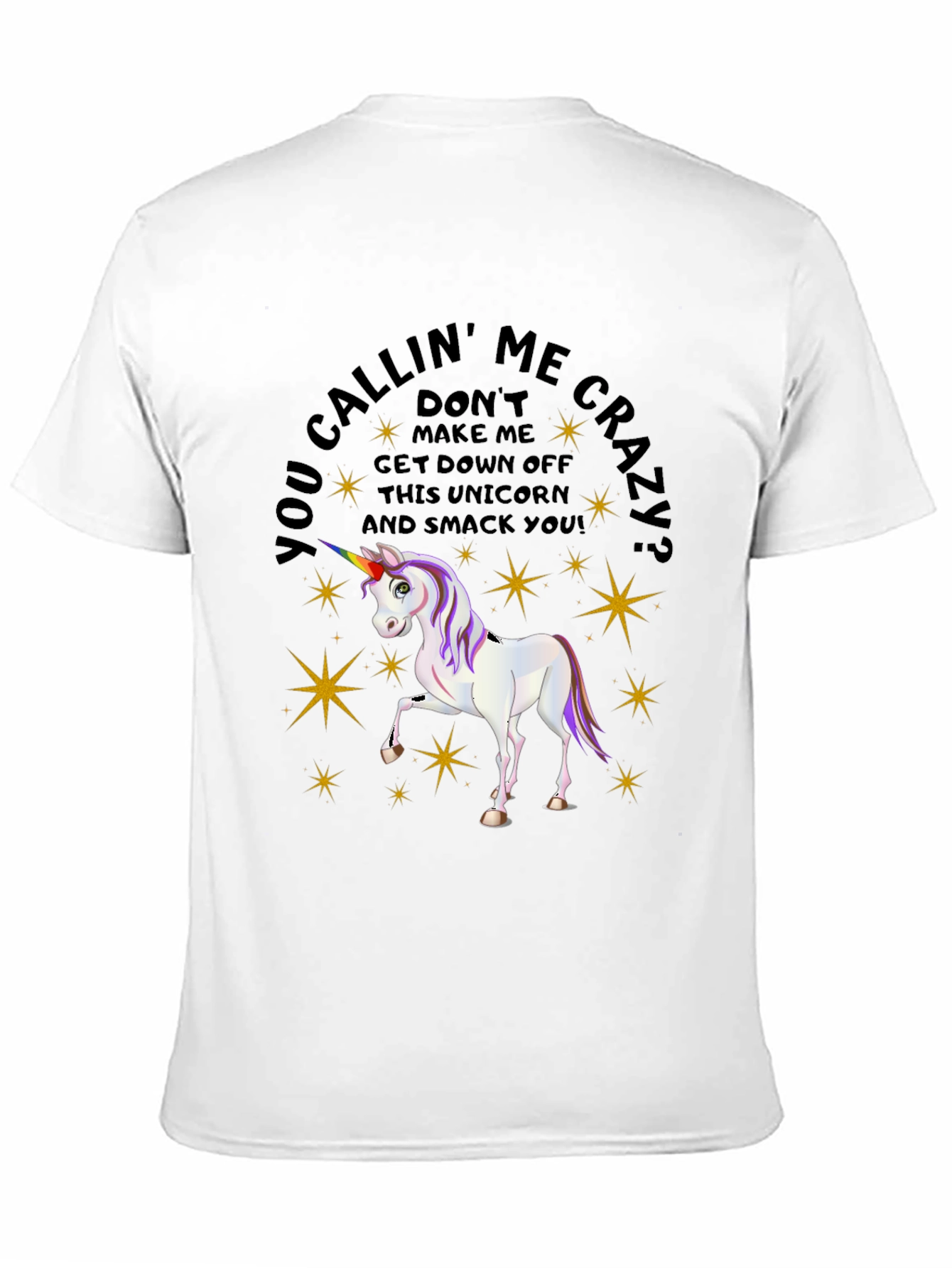 Unicorn Graphic Mens T-Shirt