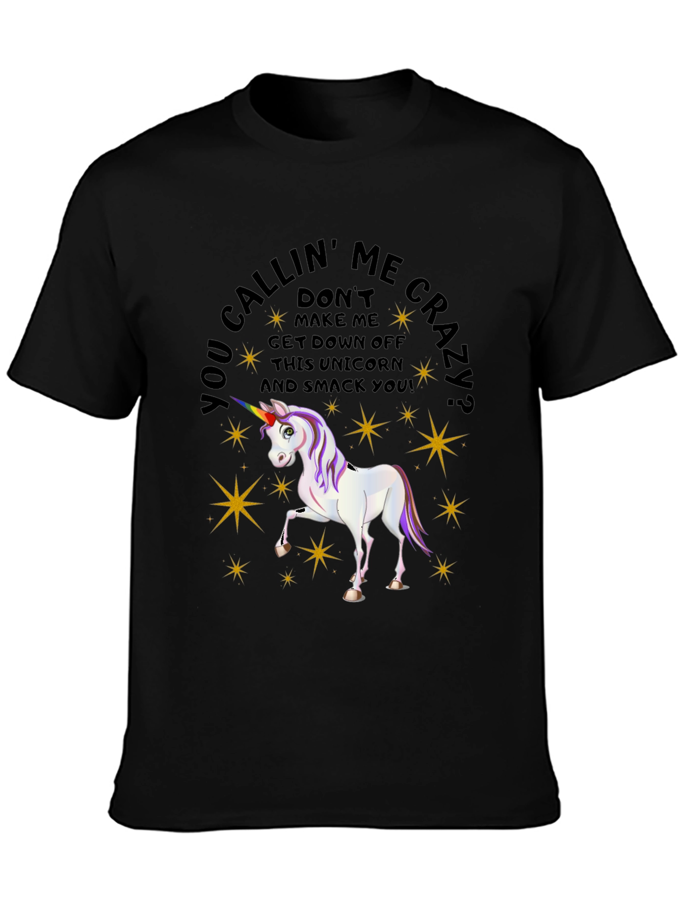 Unicorn Graphic Mens T-Shirt